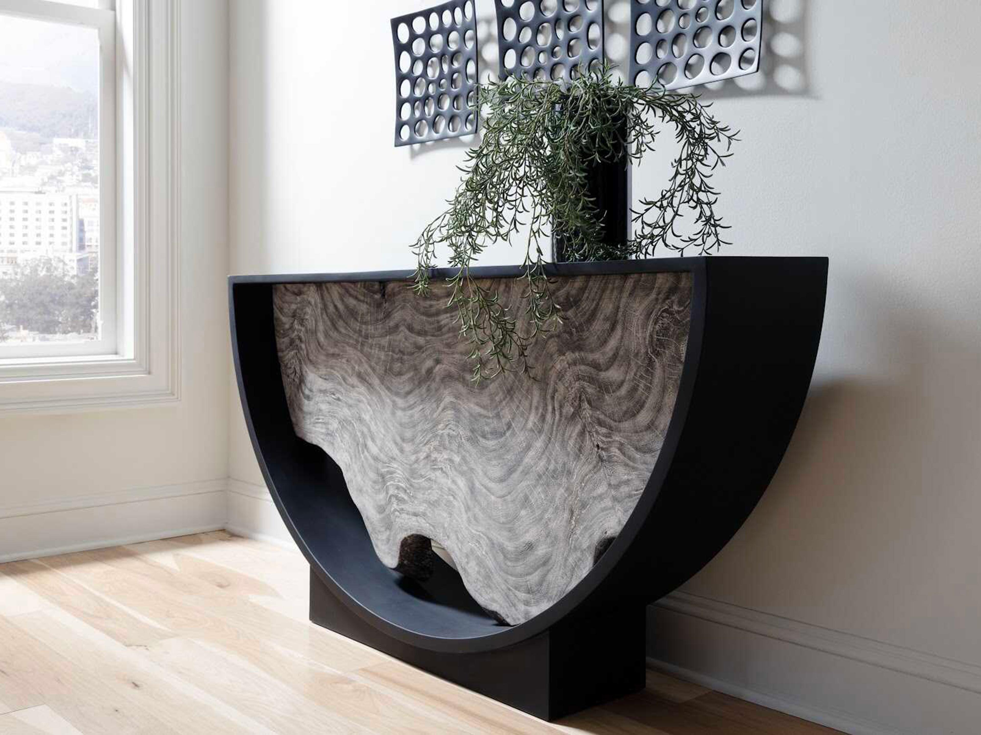 Phillips Collection Black Polka Dot Wall Tile