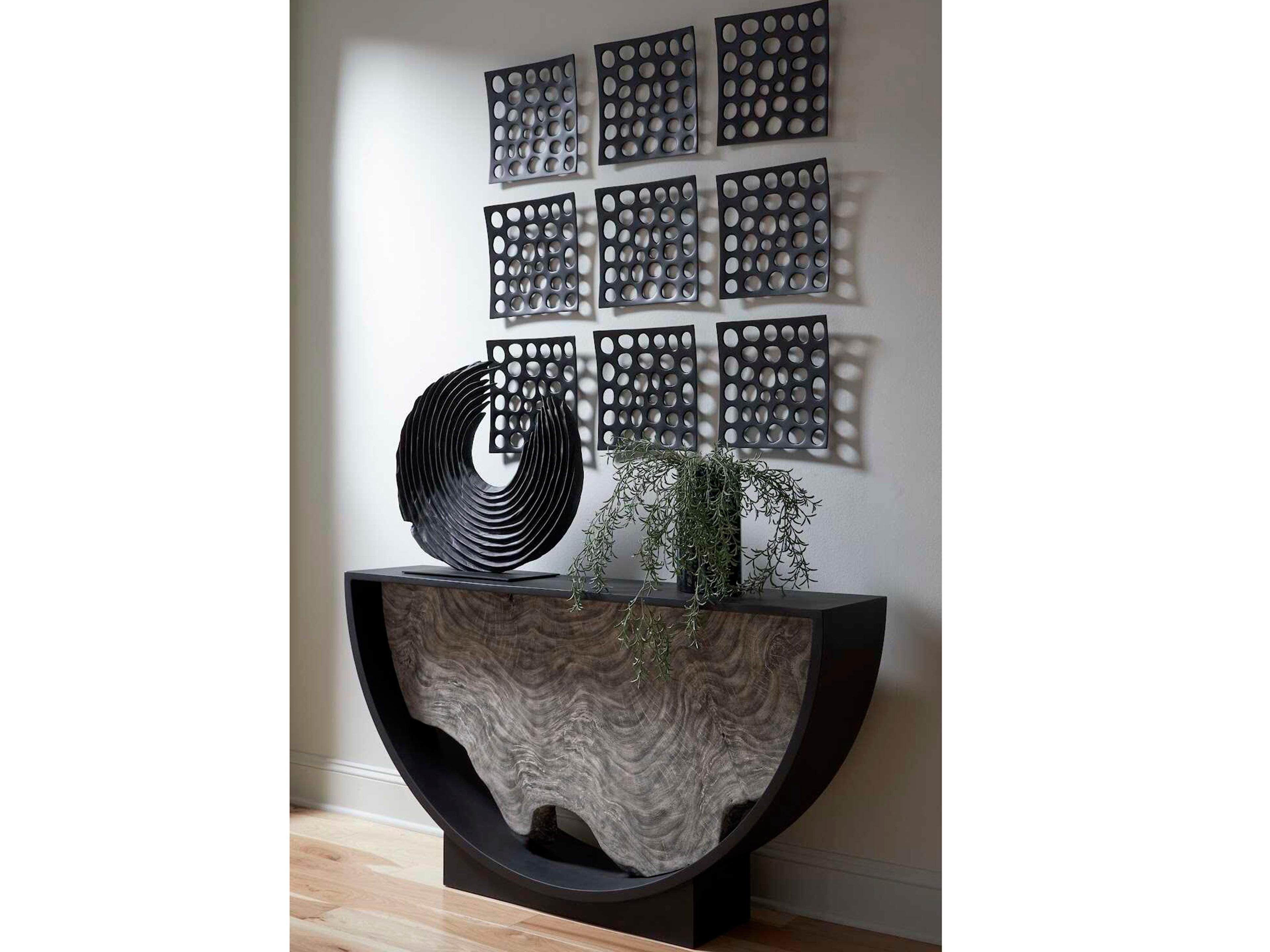 Phillips Collection Black Polka Dot Wall Tile