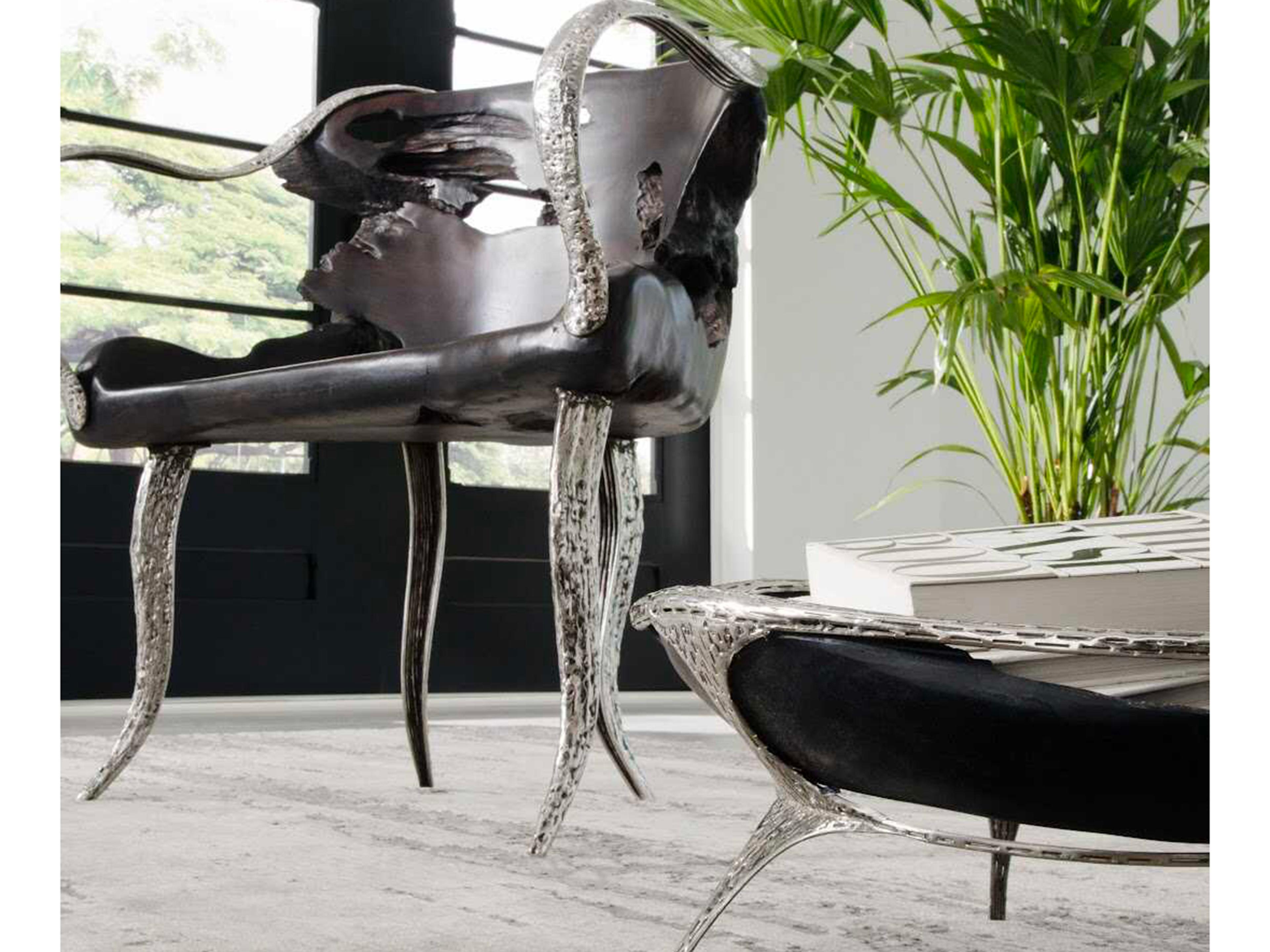 Phillips Collection Black Graven Table Top Bowl