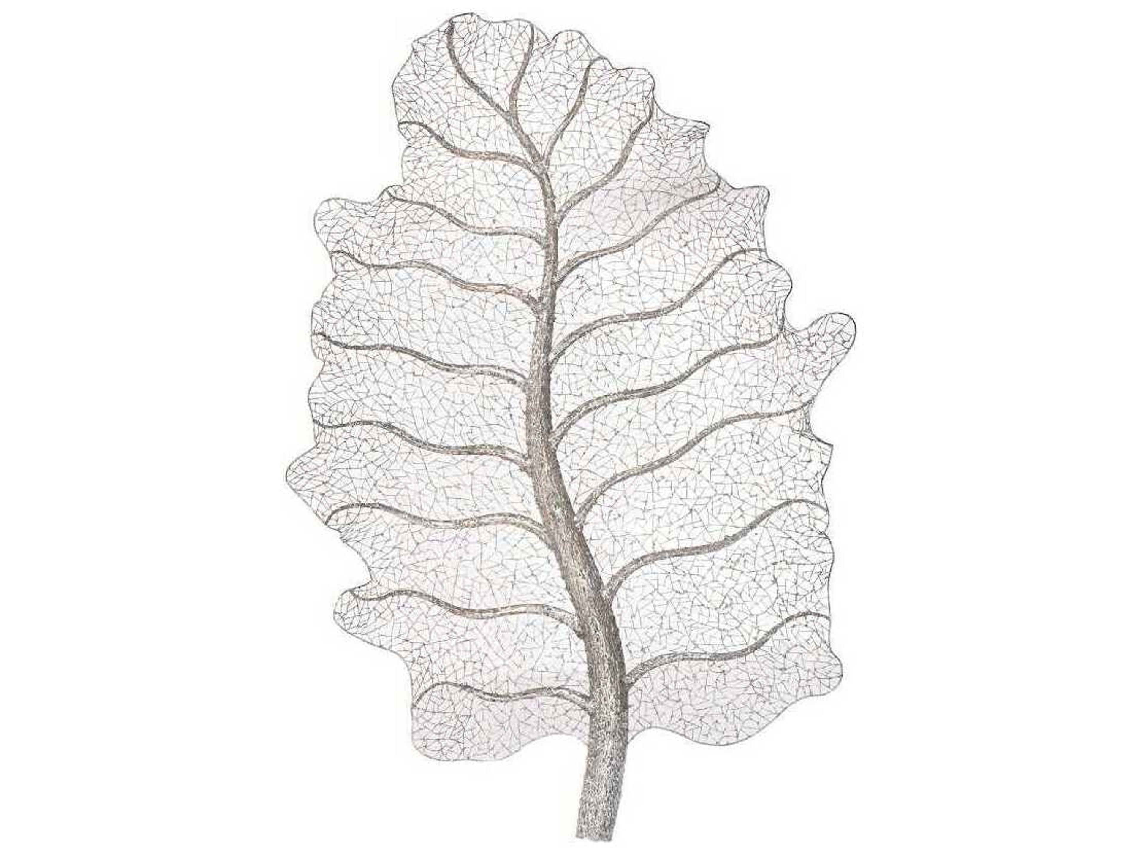 Metallurgy Leaf Wall Art