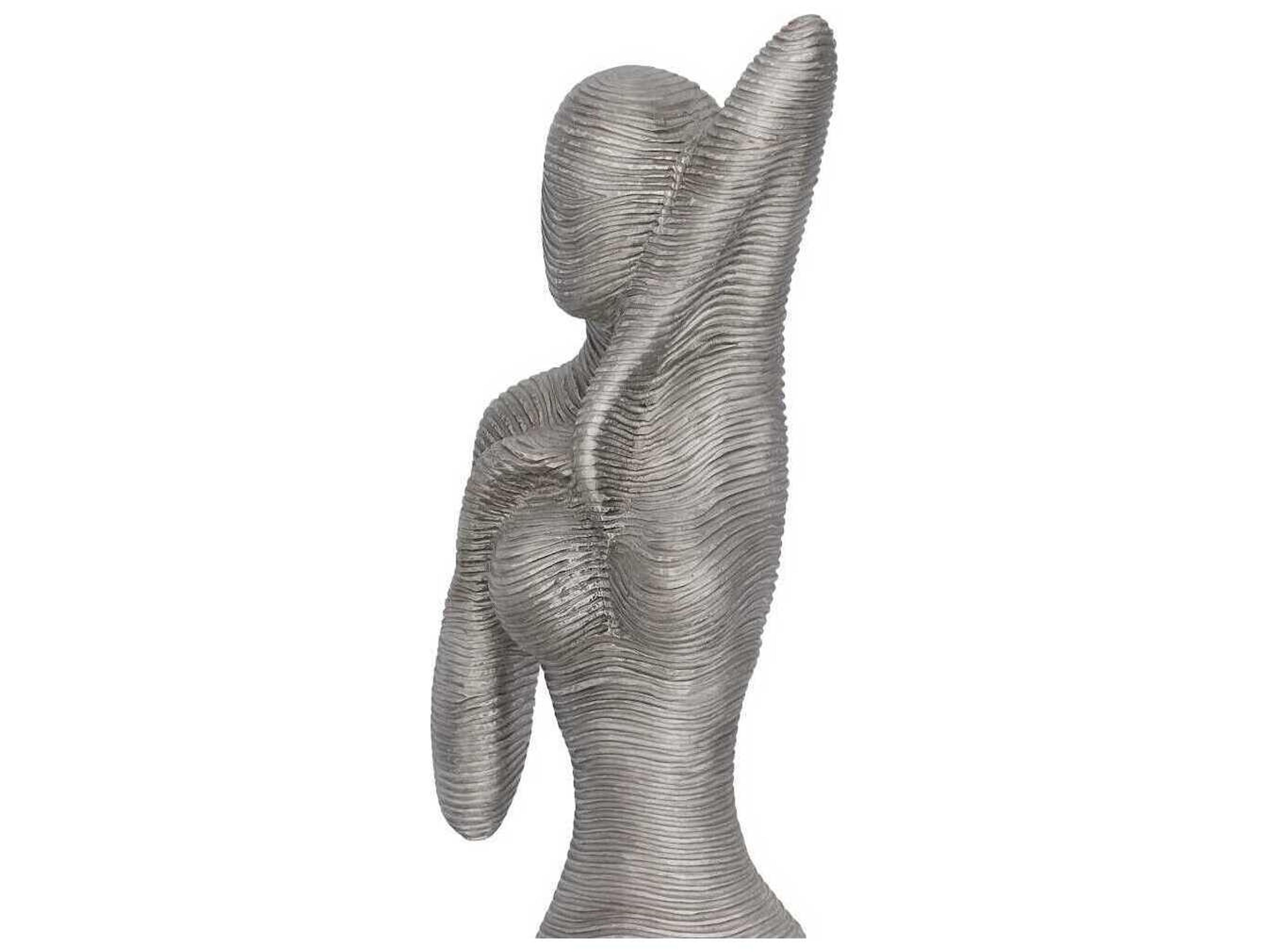 Phillips Collection Silver Admiring Standing Sculpture