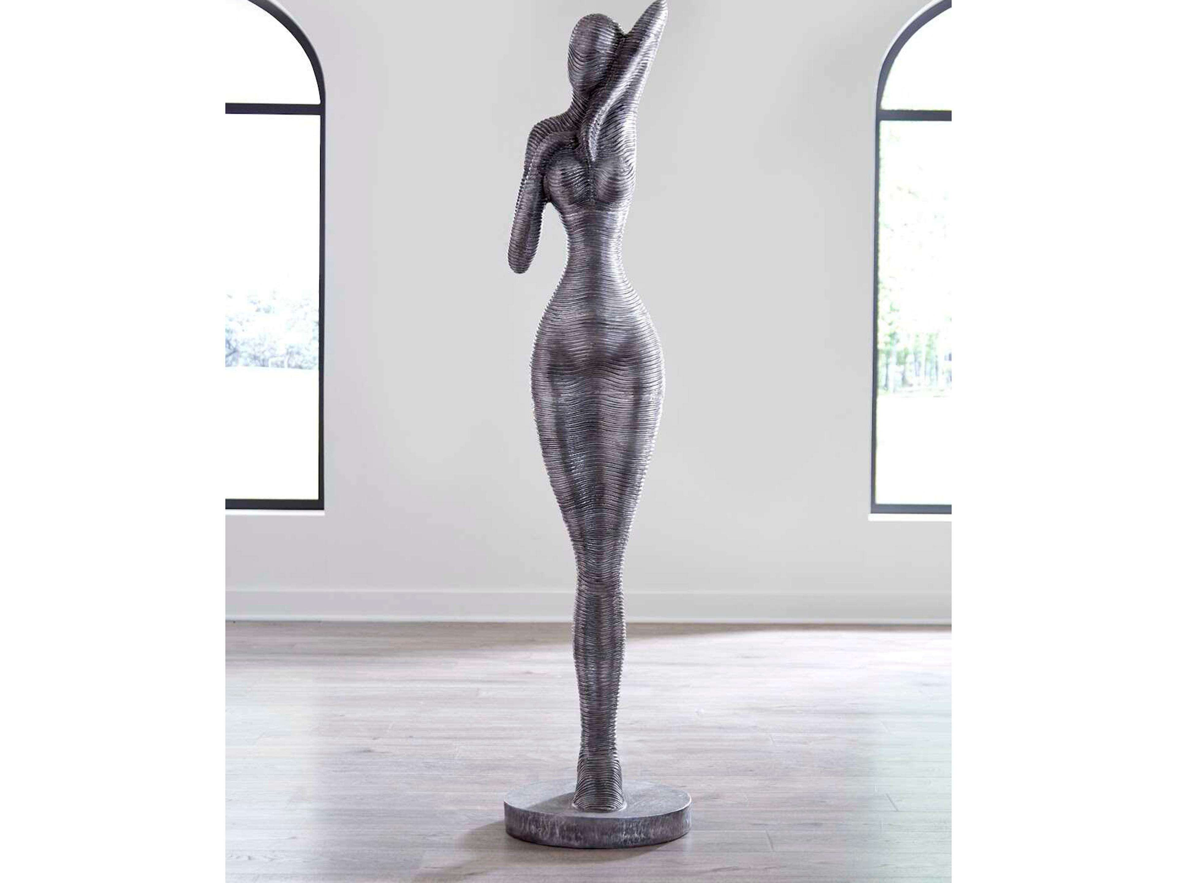 Phillips Collection Silver Admiring Standing Sculpture
