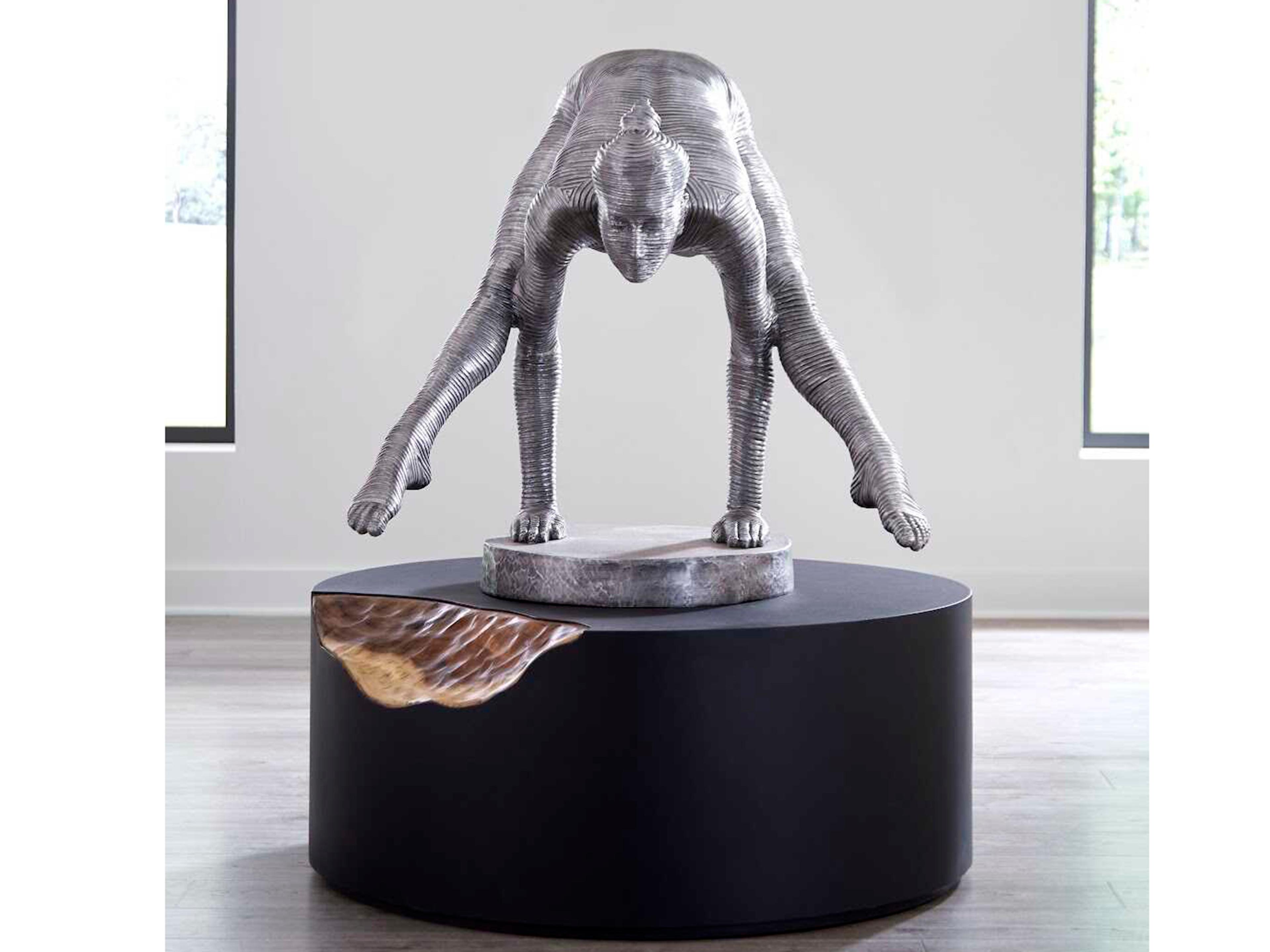 Phillips Collection Silver Balancing Body Sculpture