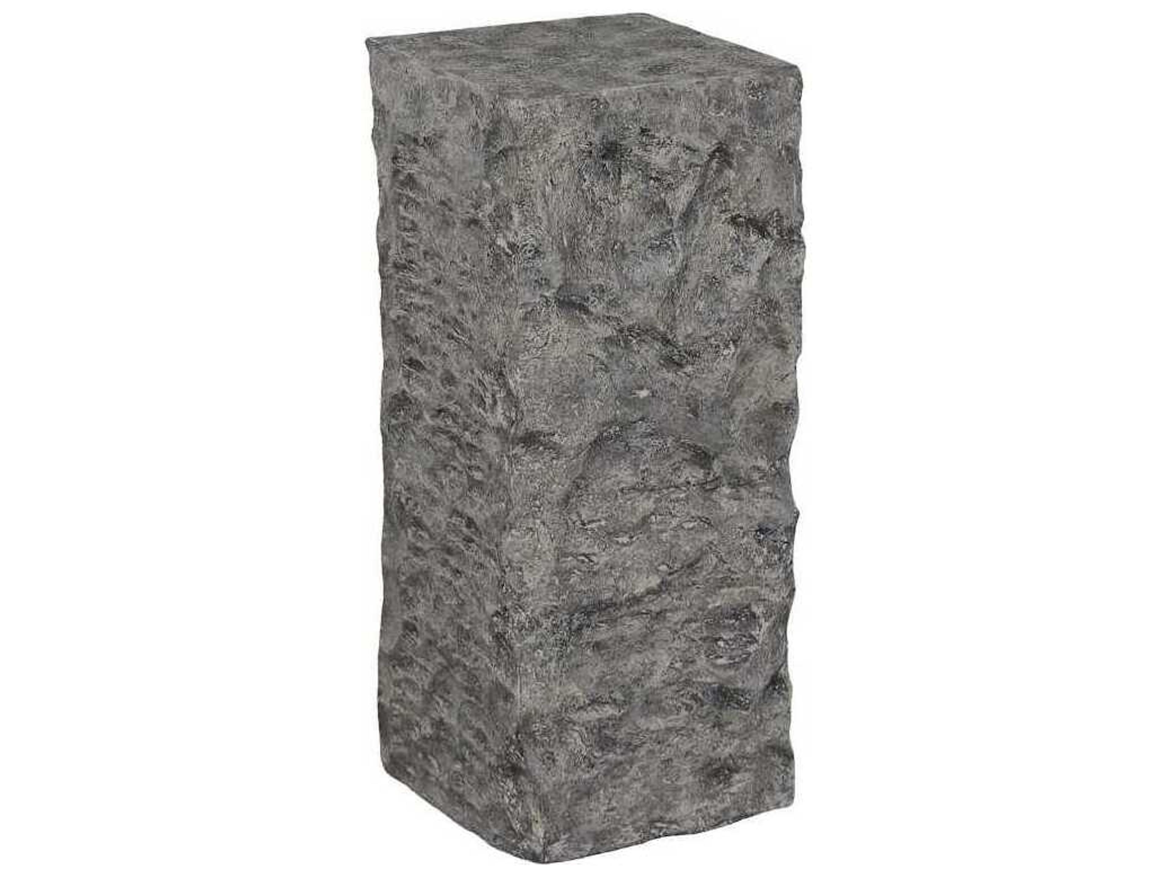 Phillips Collection Square Resin Gray End Table