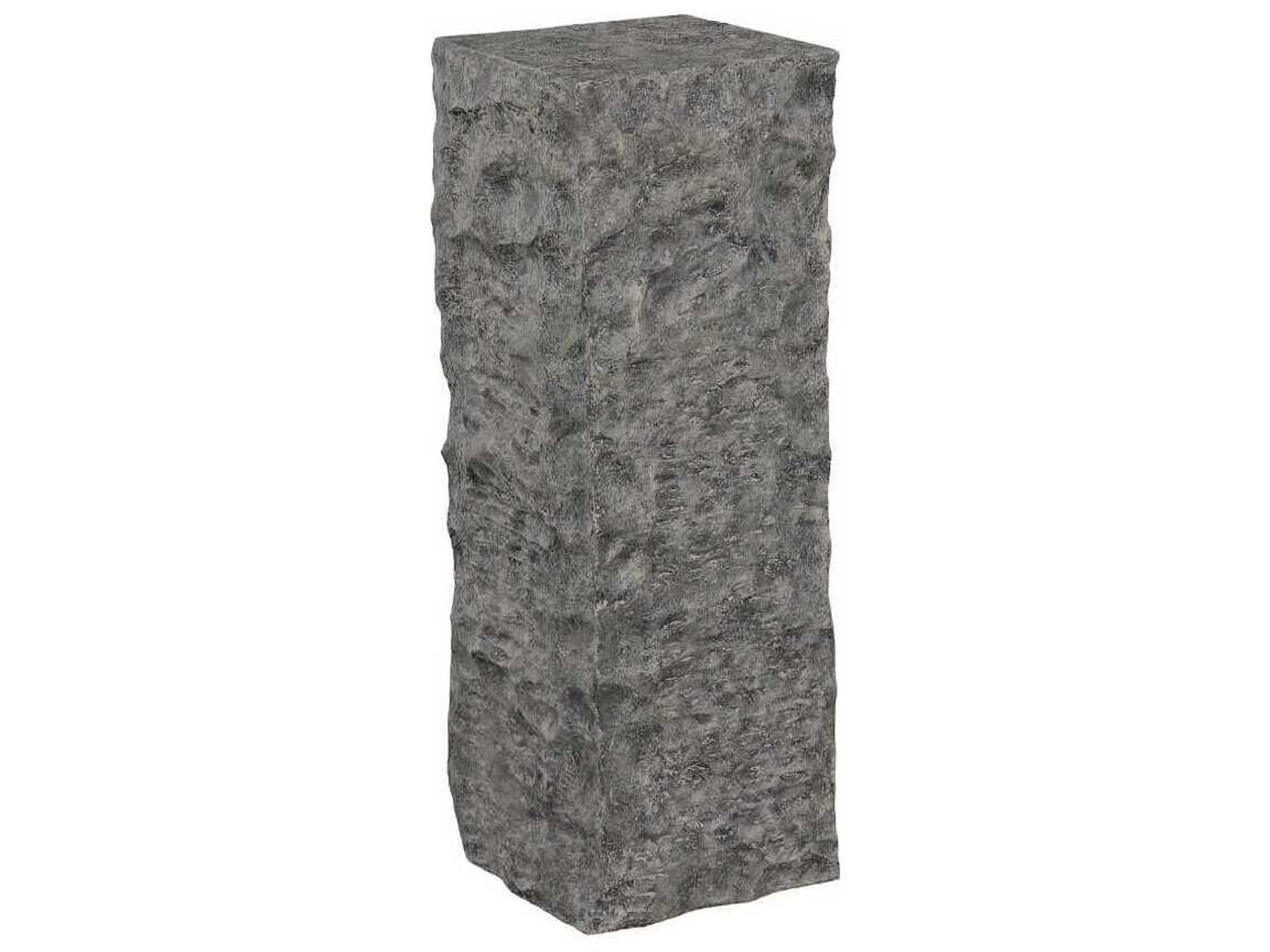 Phillips Collection Square Resin Gray End Table