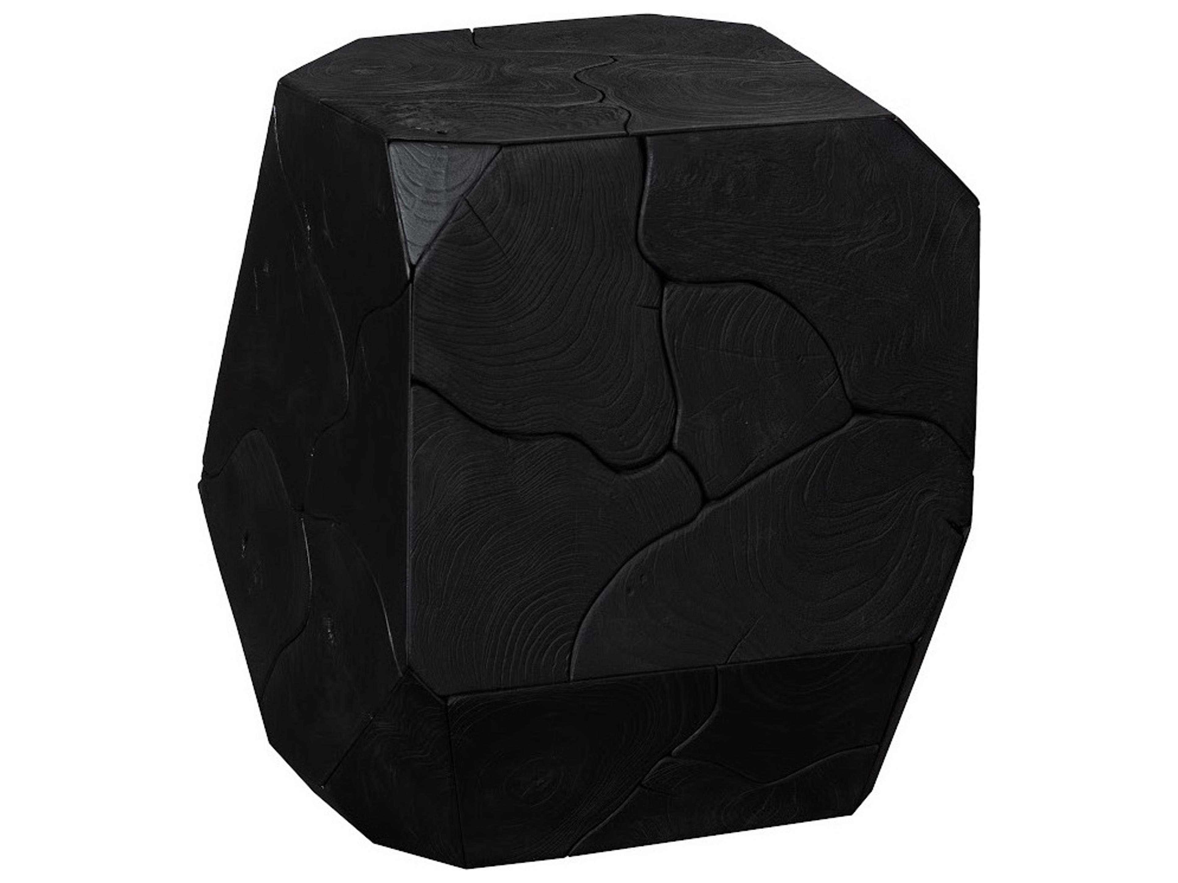 Phillips Collection Wood Black End Table