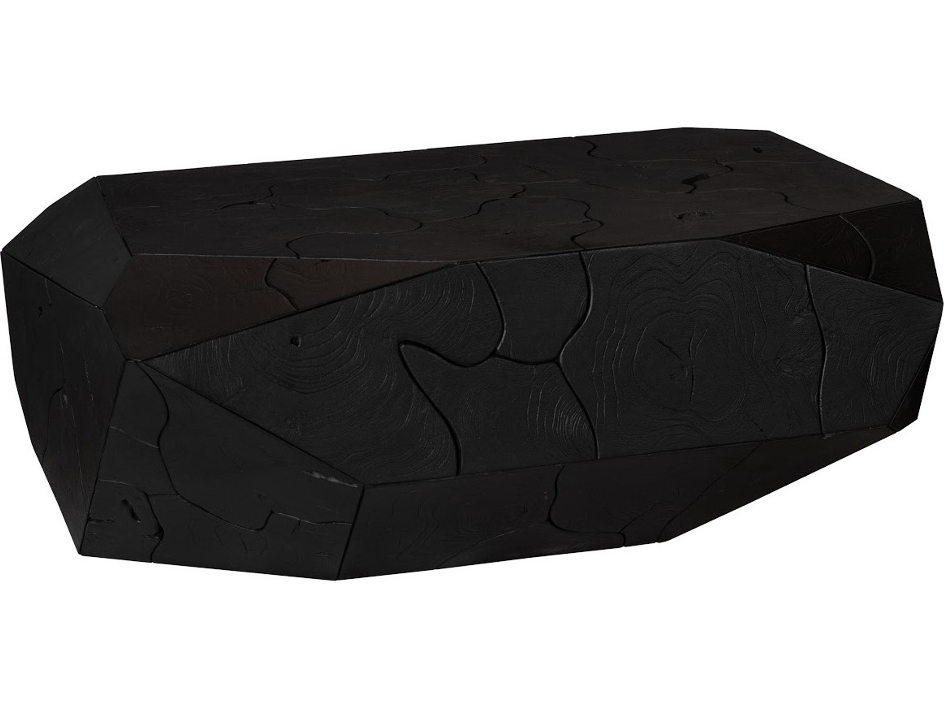 Wood Black Coffee Table