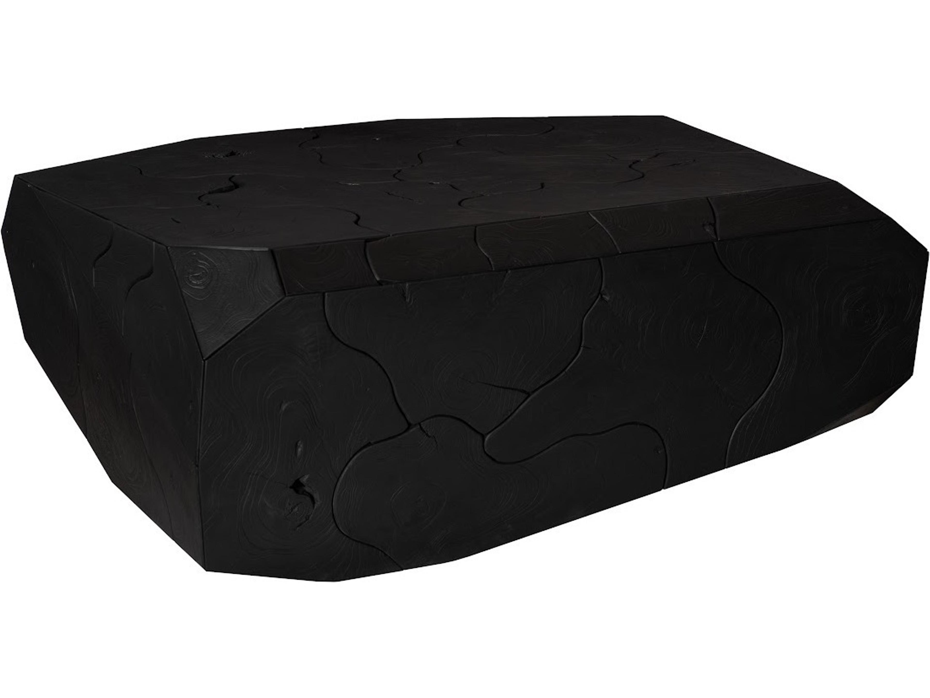 Phillips Collection Wood Black Coffee Table