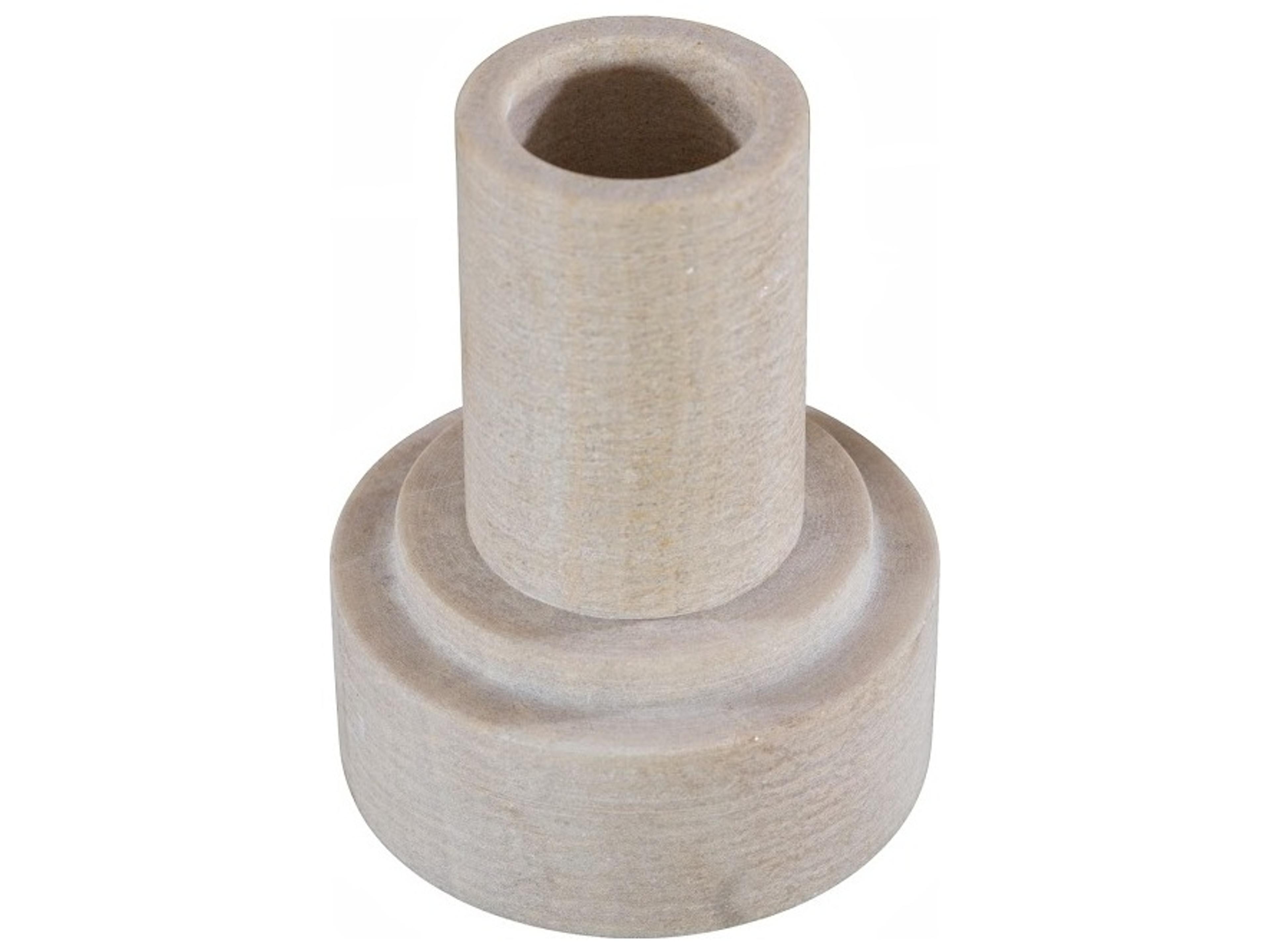 Phillips Collection Beige Off White Candle Holder