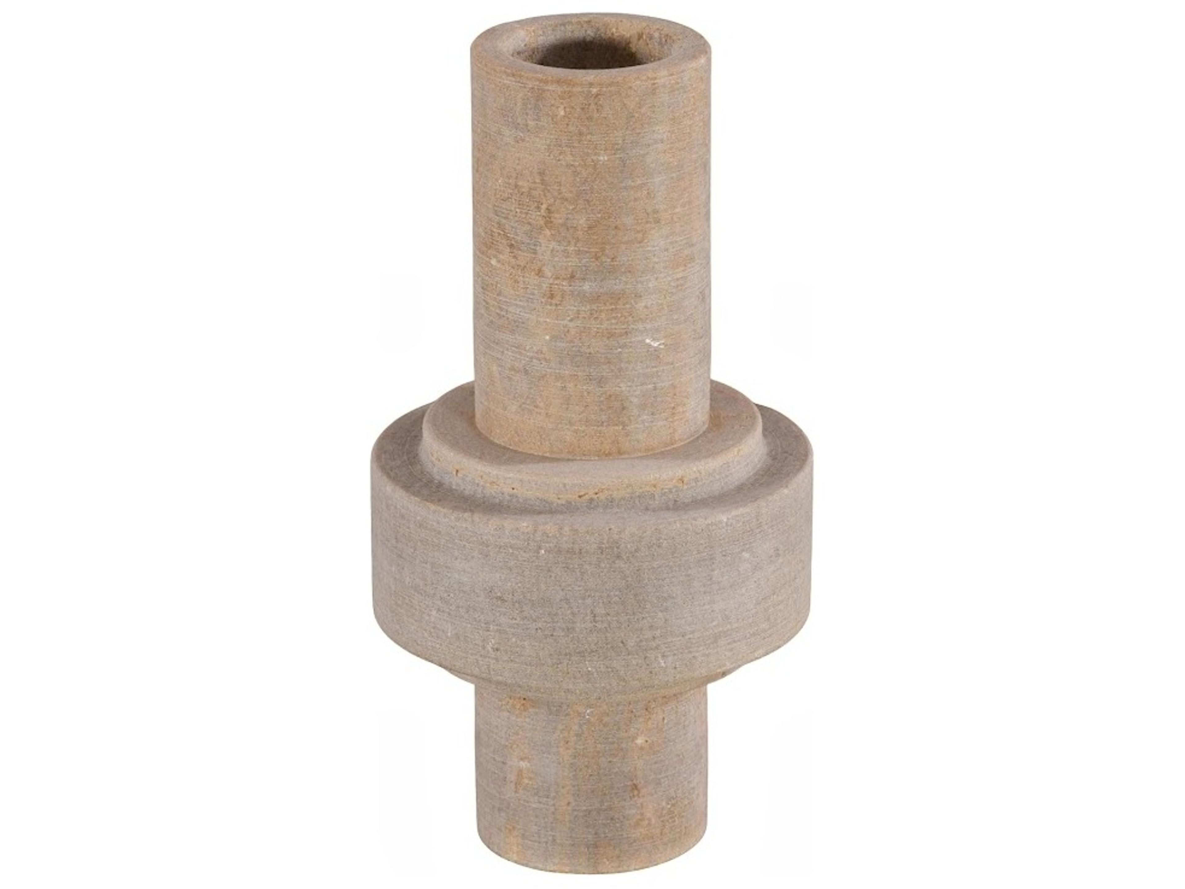 Beige Off White Candle Holder