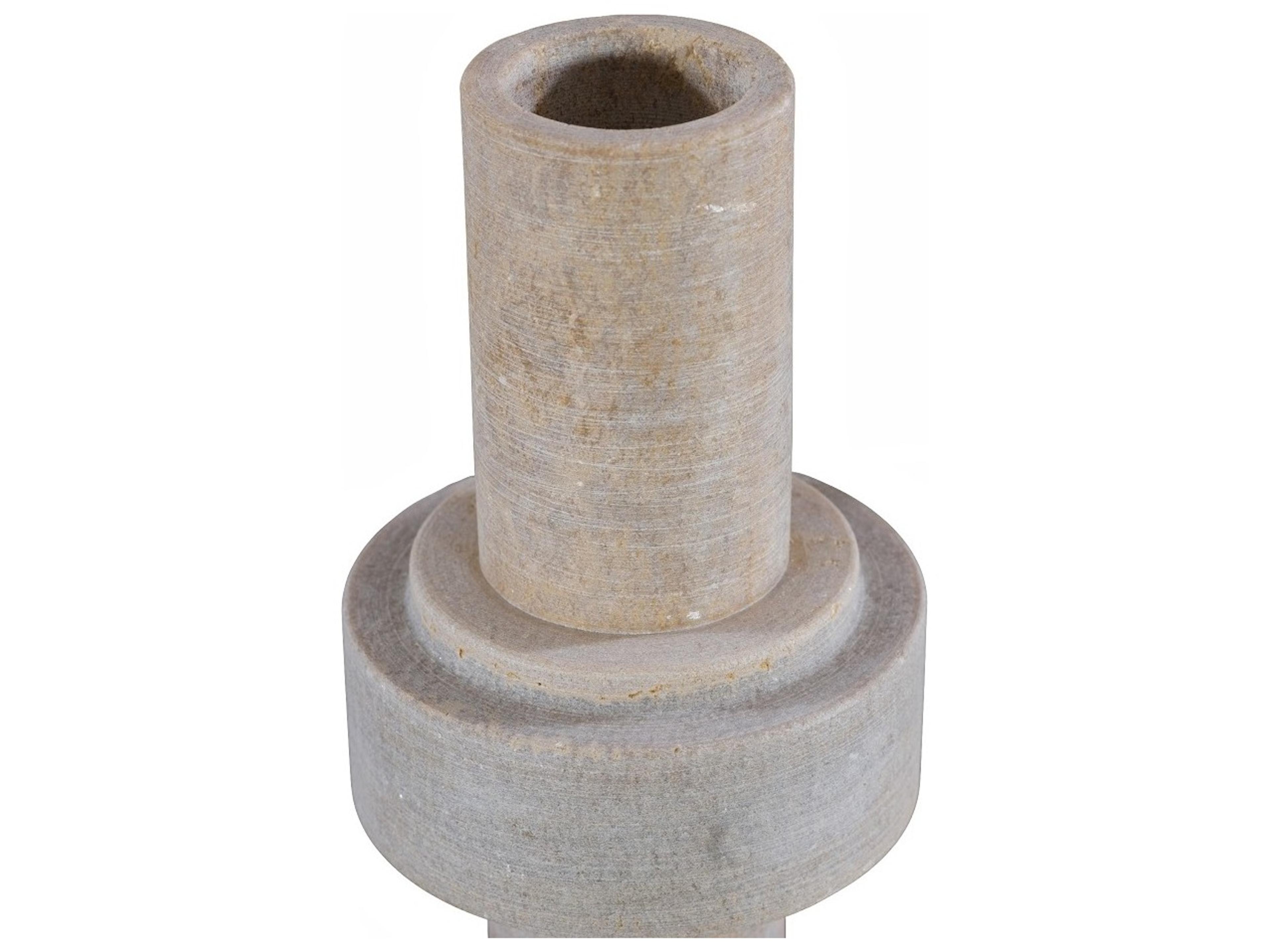 Phillips Collection Beige Off White Candle Holder