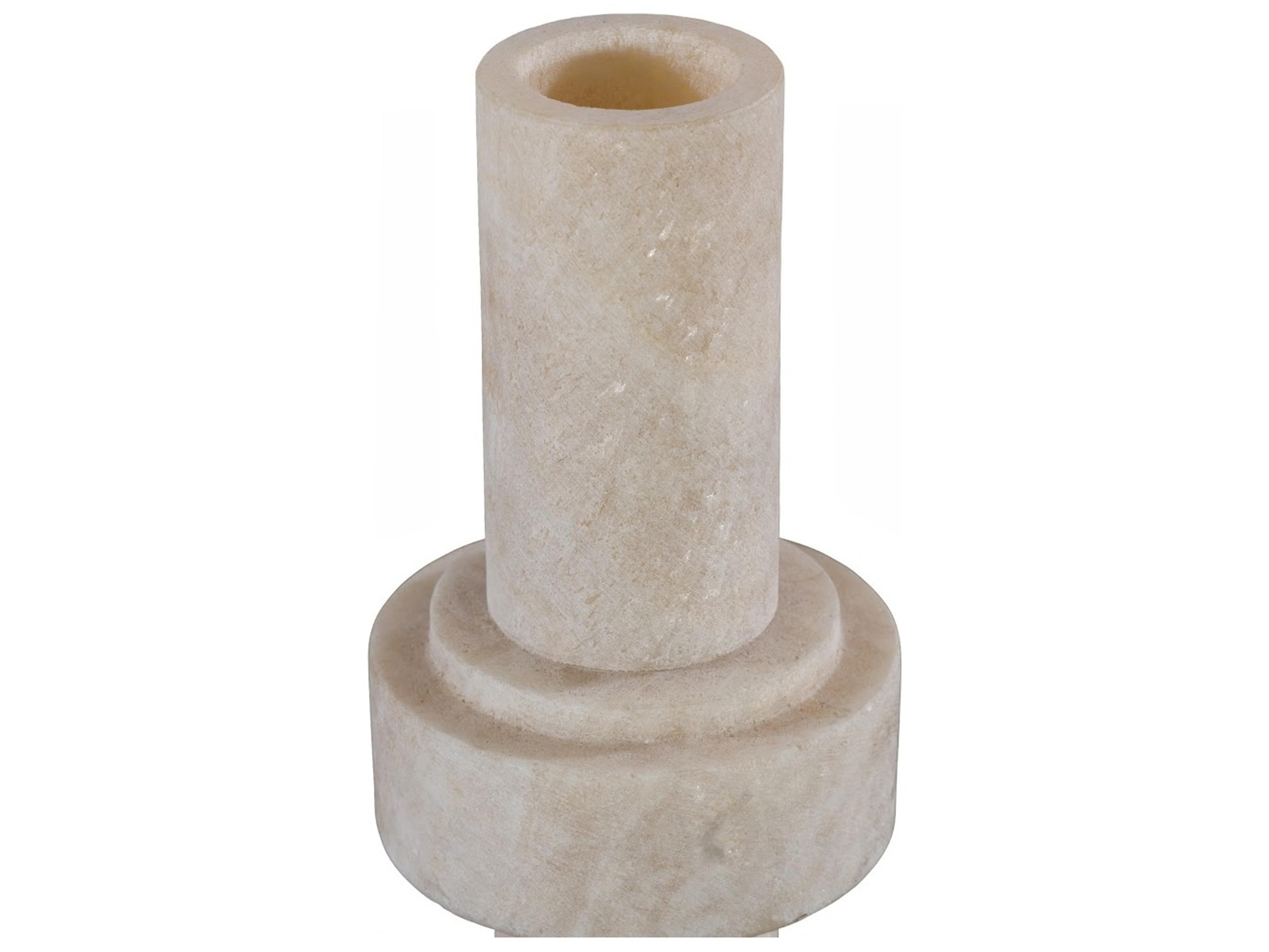 Phillips Collection Beige Off White Candle Holder