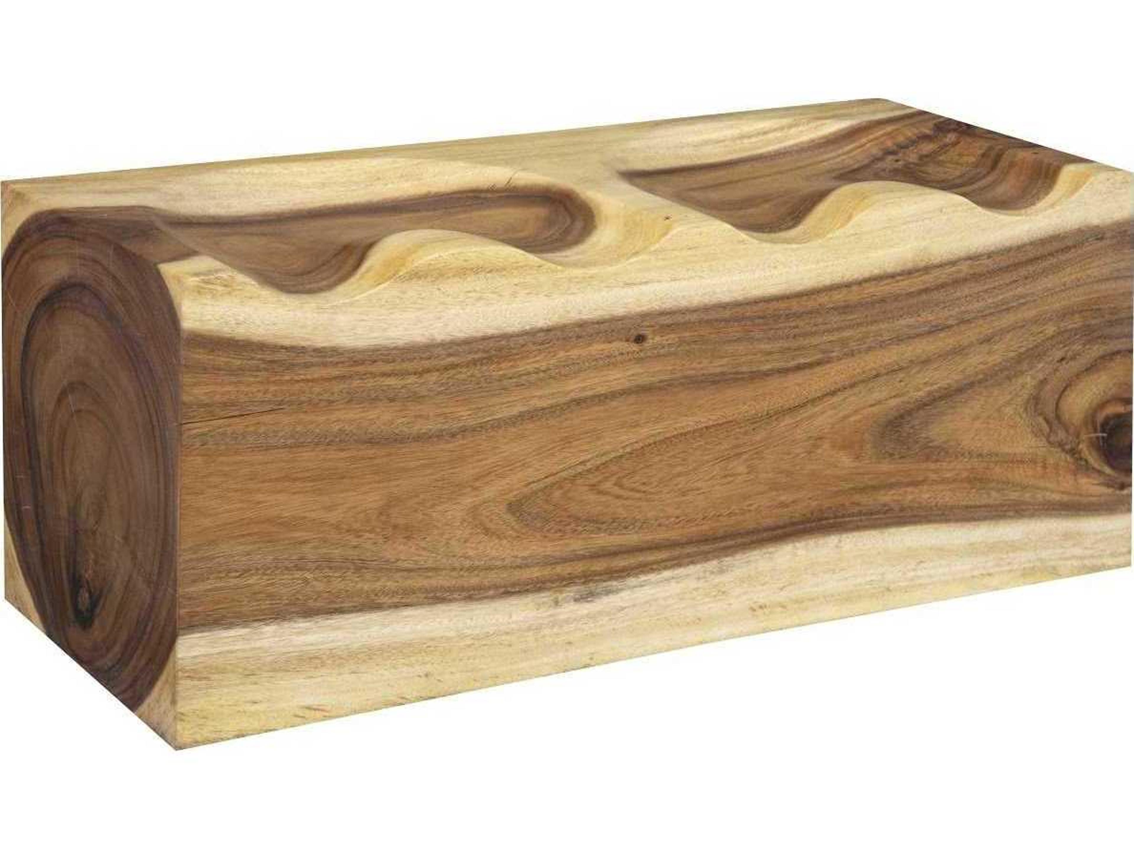 Natural Brown Accent Bench