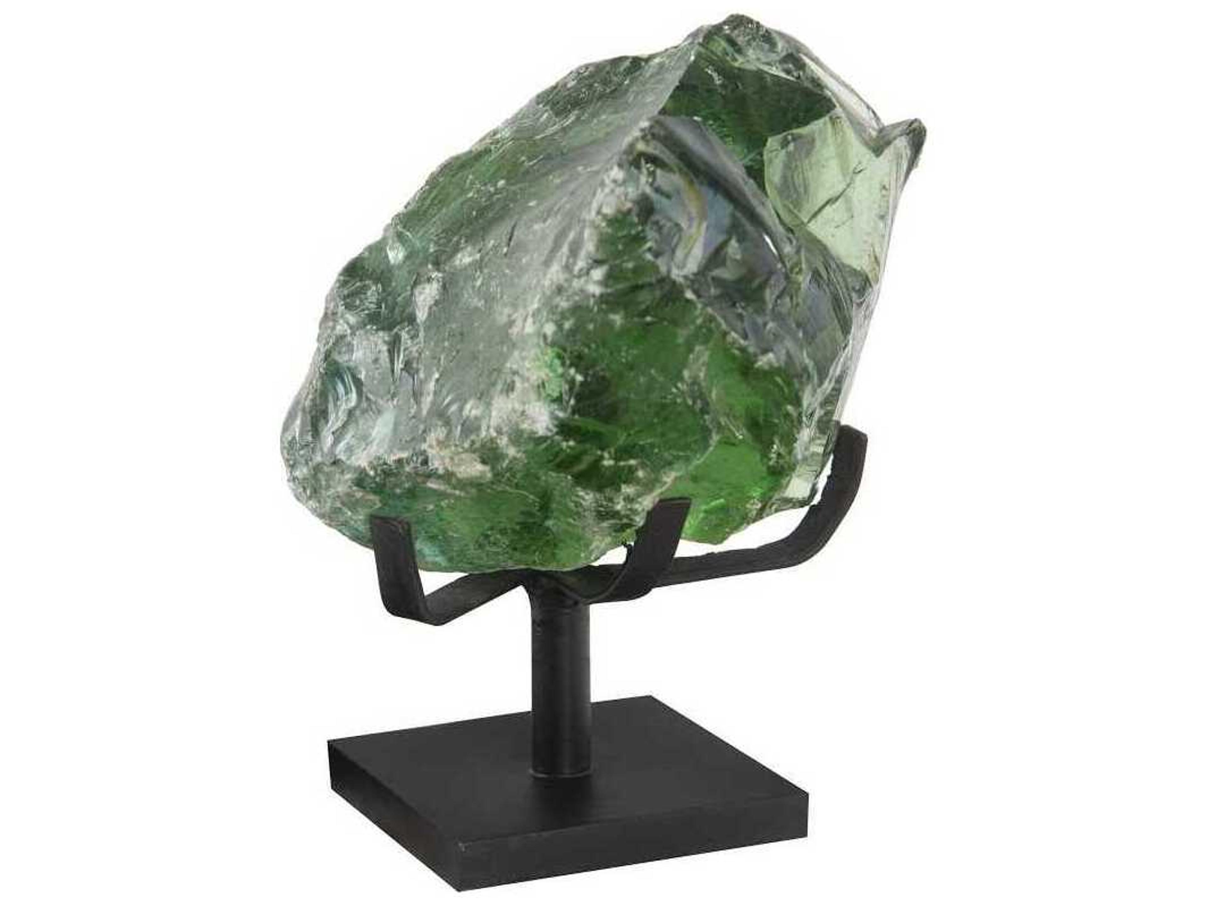 Phillips Collection Gifts Natural Green Refractory Glass Sculpture