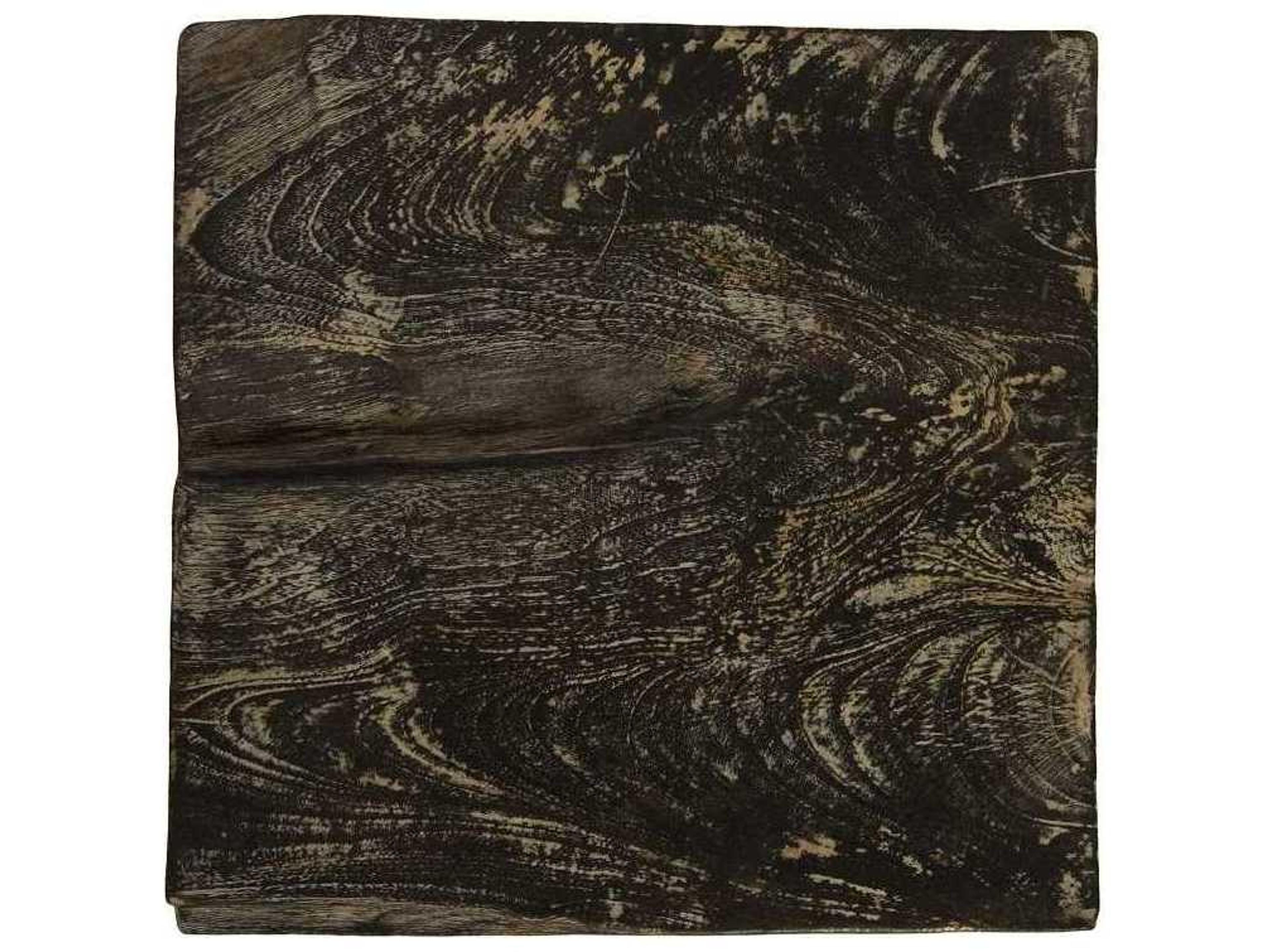 Phillips Collection Black Wash Accent Stool