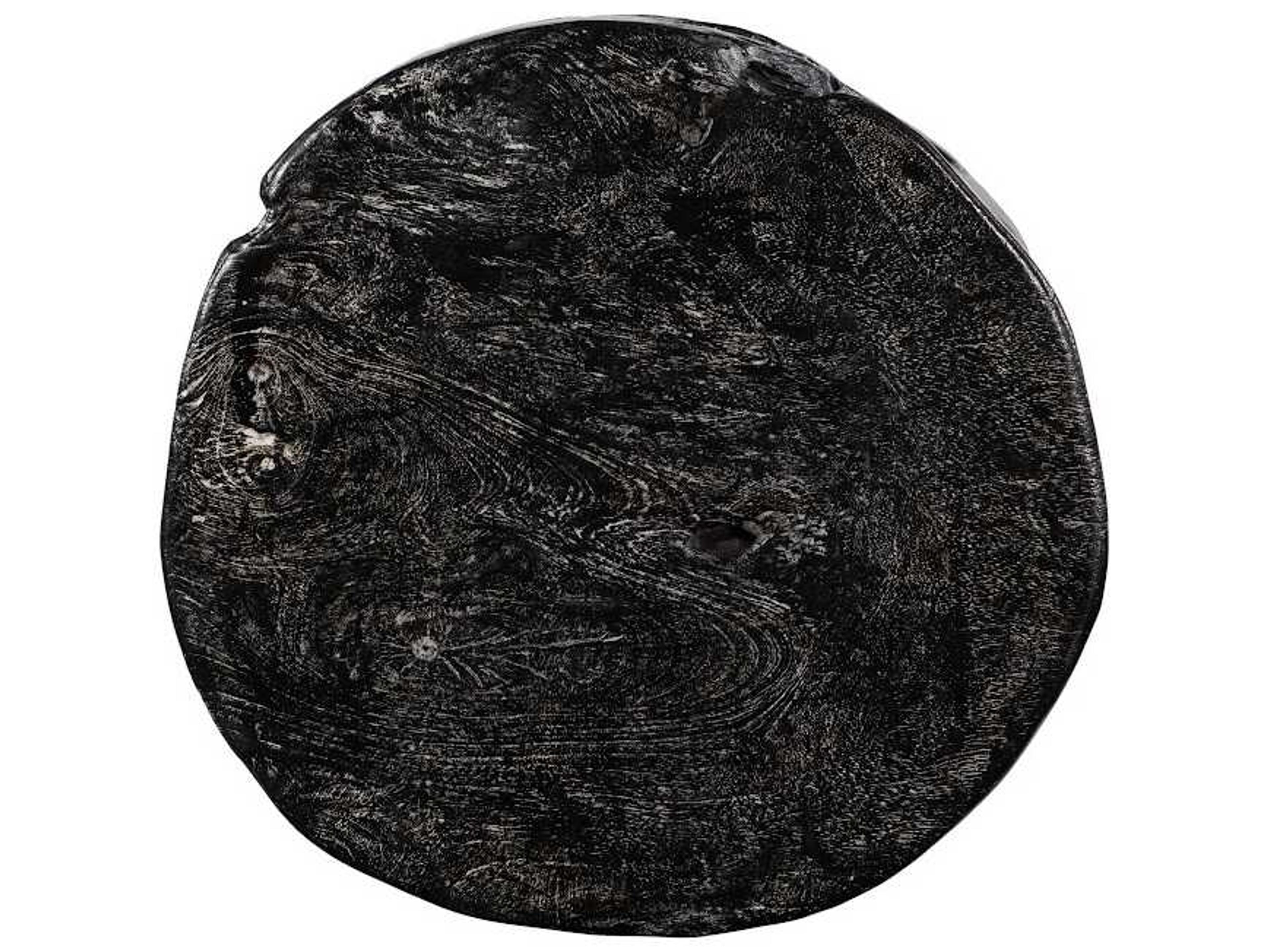 Phillips Collection Black Wash Accent Stool