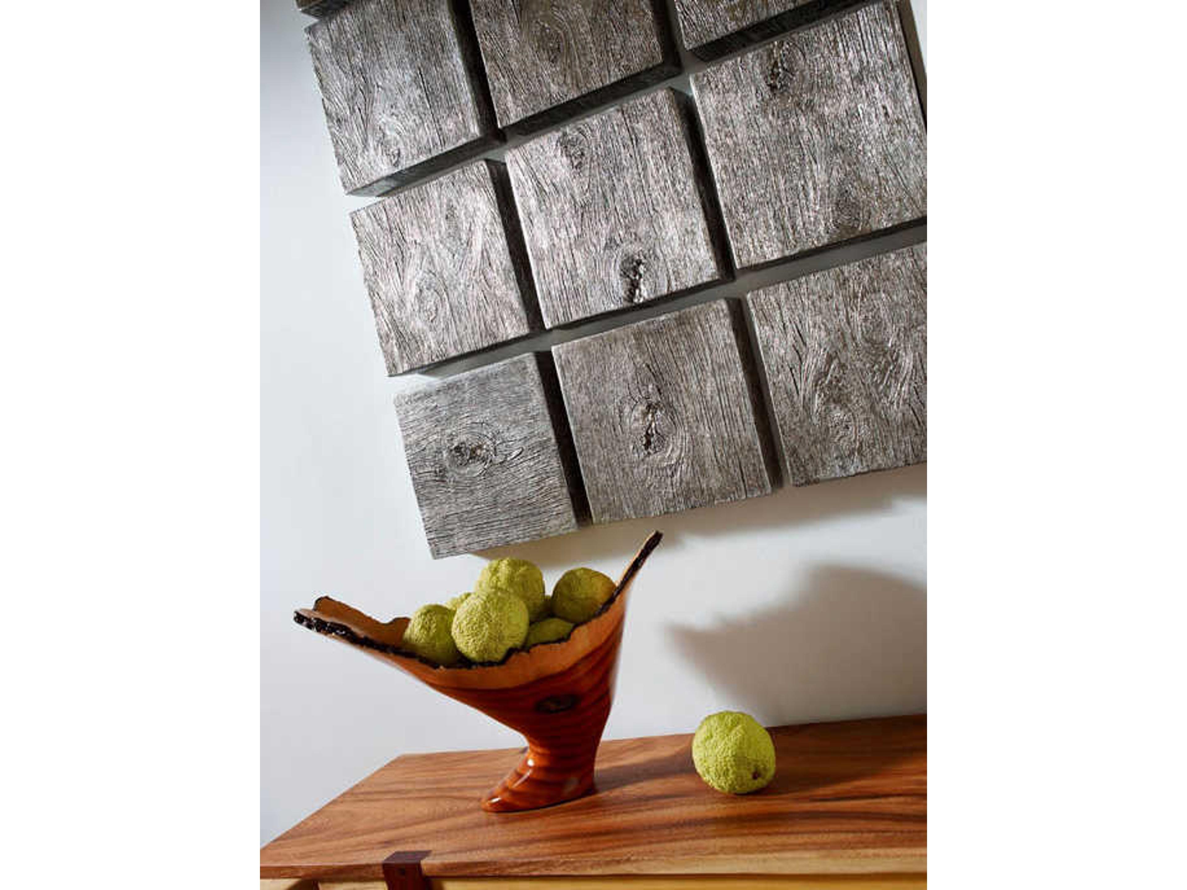 Phillips Collection Cast Naturals Faux Bois Decorative Burled Bowl