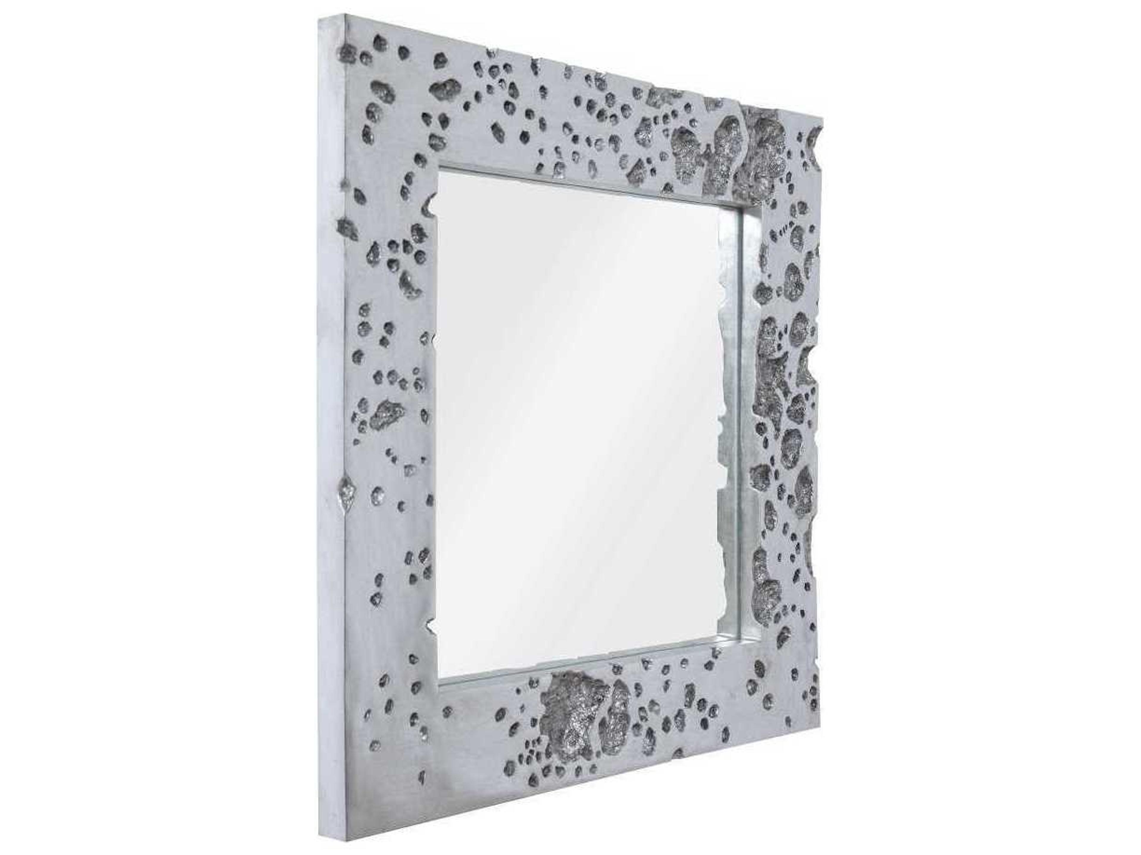 Phillips Collection Silver Leaf Square Wall Mirror