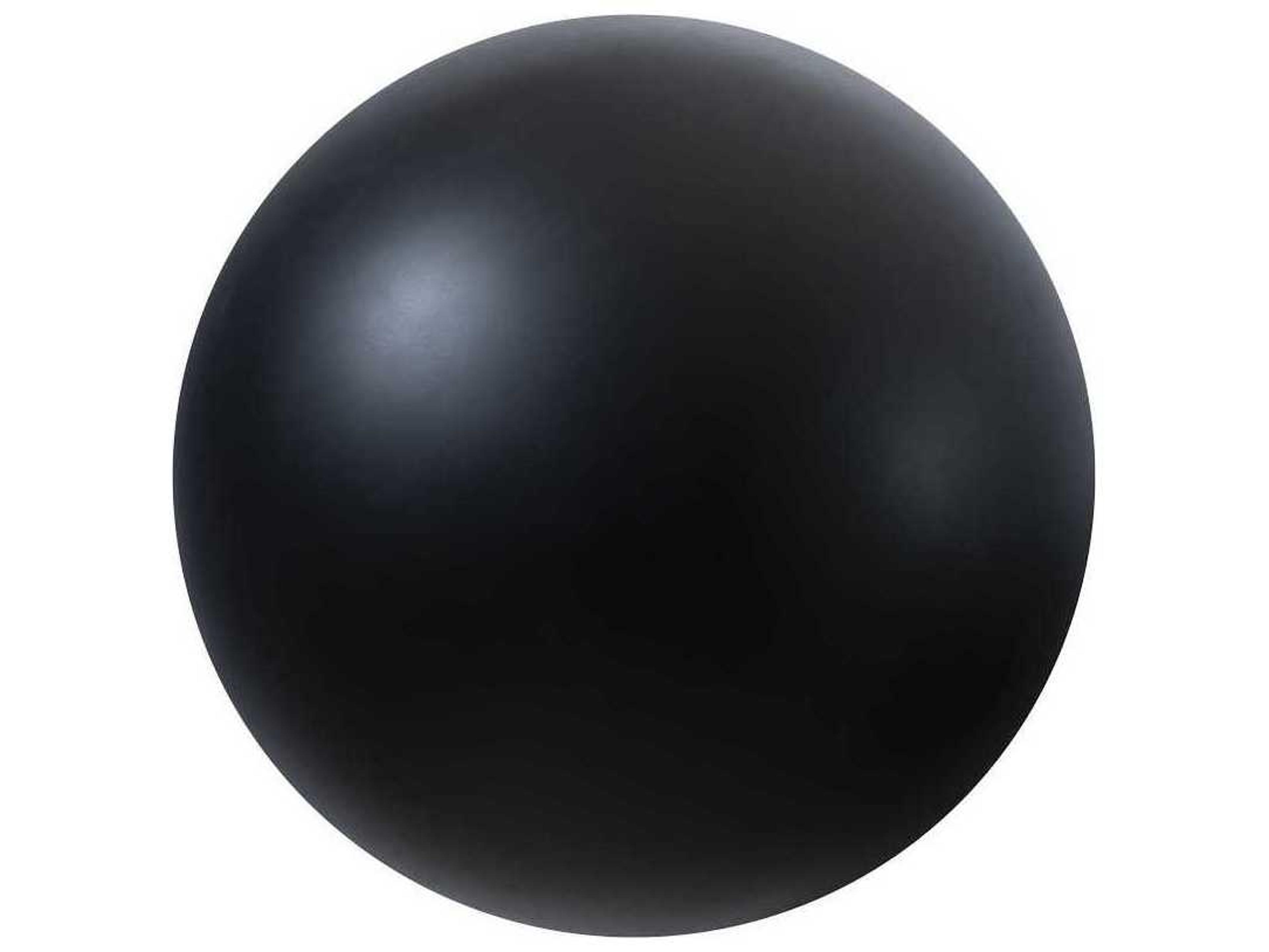 Ball on the Wall Large Matte Black 3D Wall Art