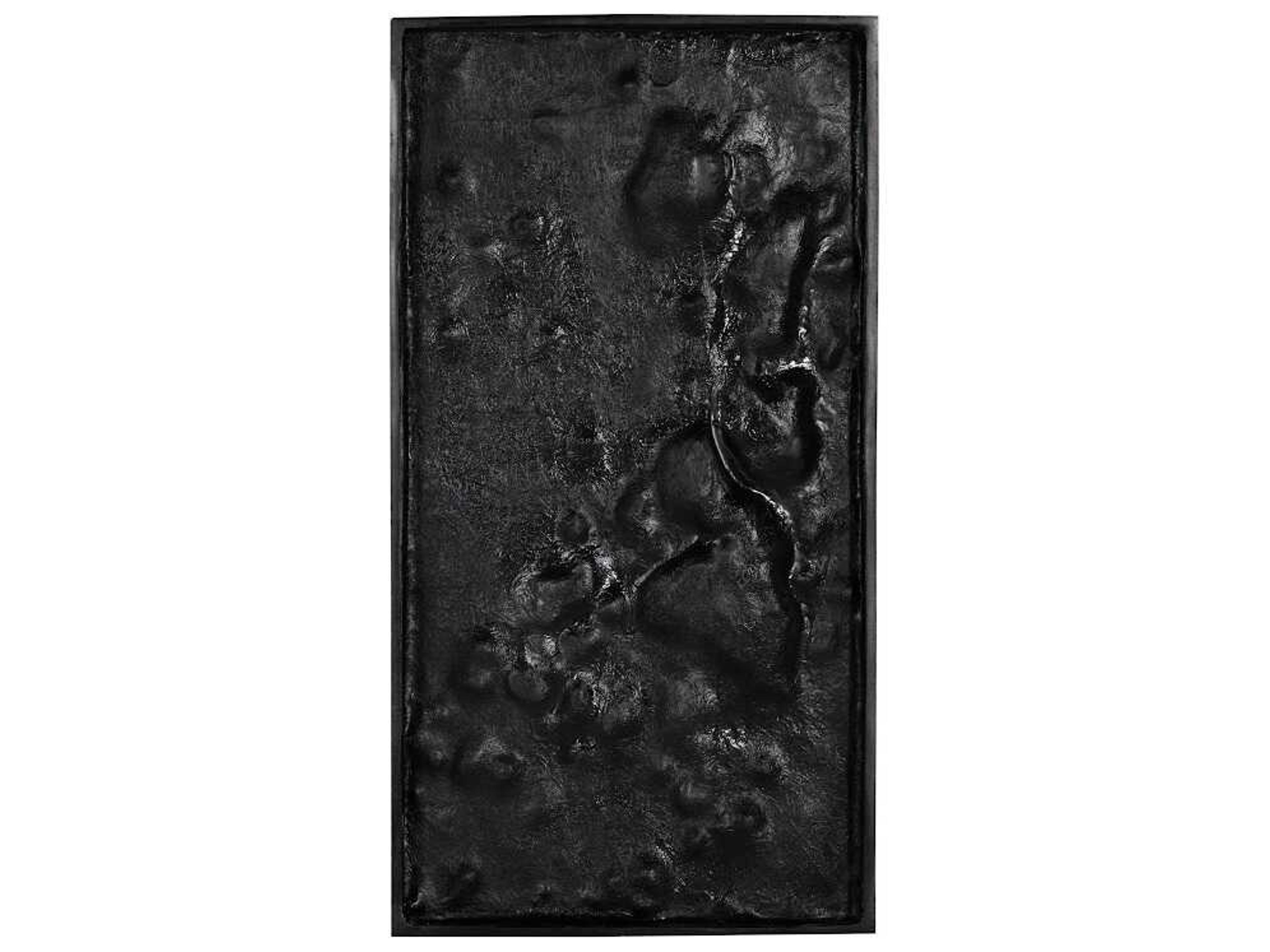 Phillips Collection Rectangle Splotch Wall Art in Bronze Finish