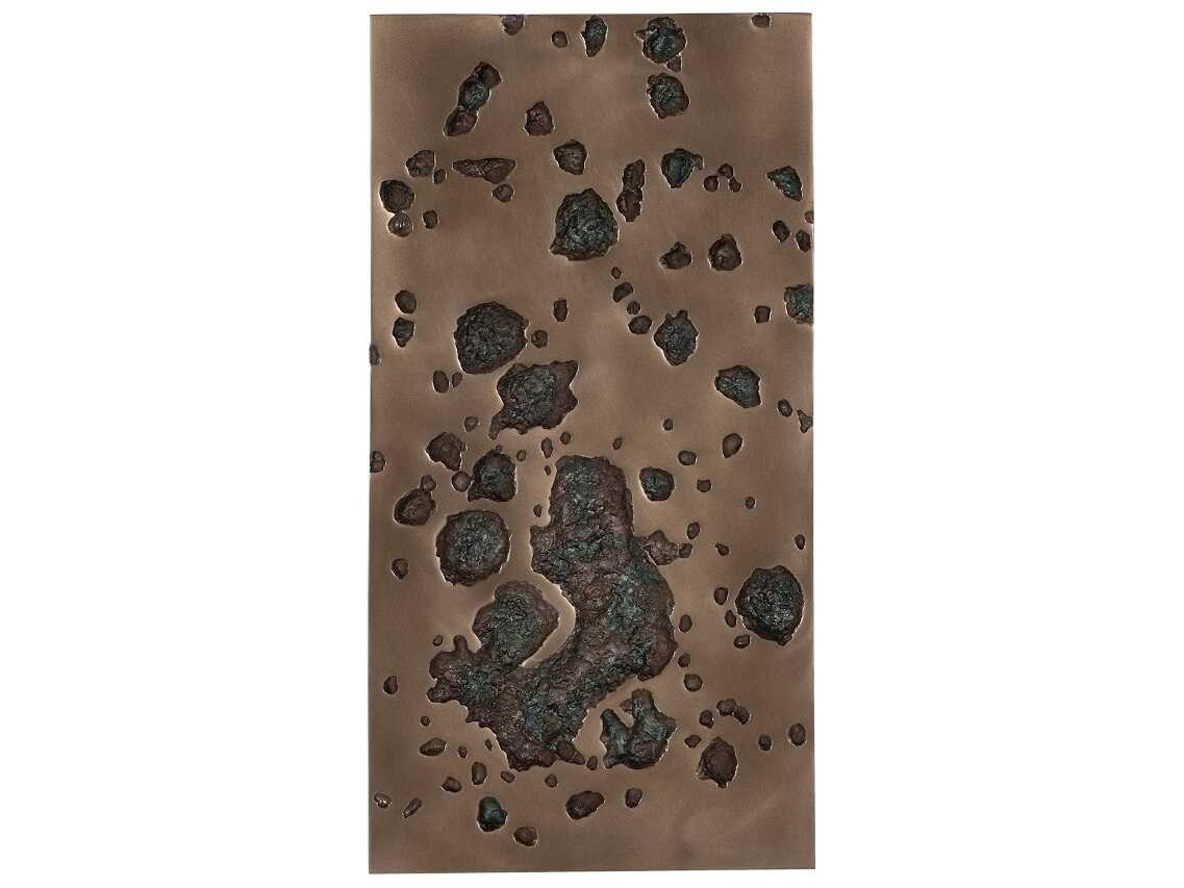 Phillips Collection Splotch Wall Art in Rectangle in Bronze Finish