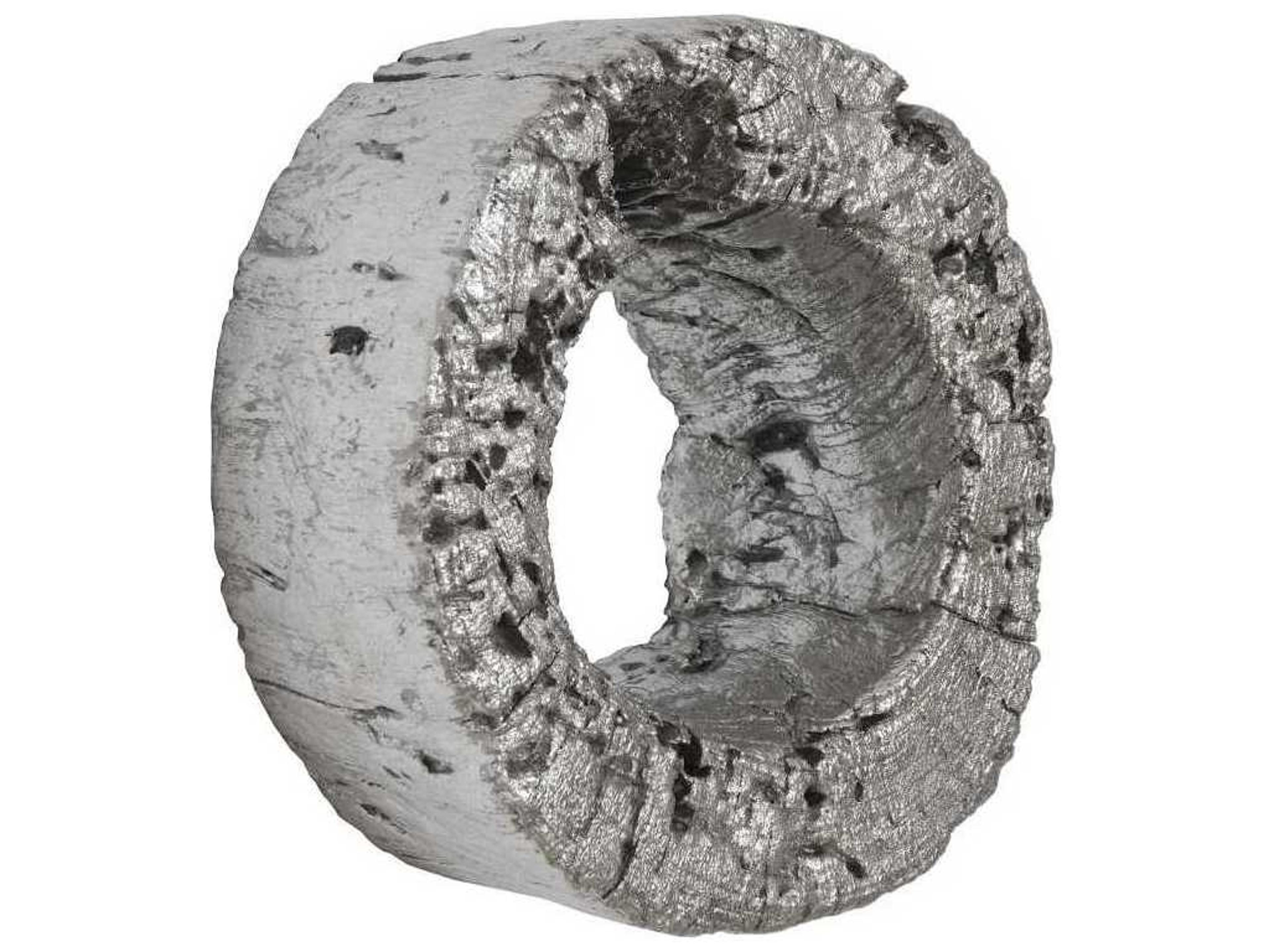 Phillips Collection Cast Eroded Wood Circle 3D Wall Art