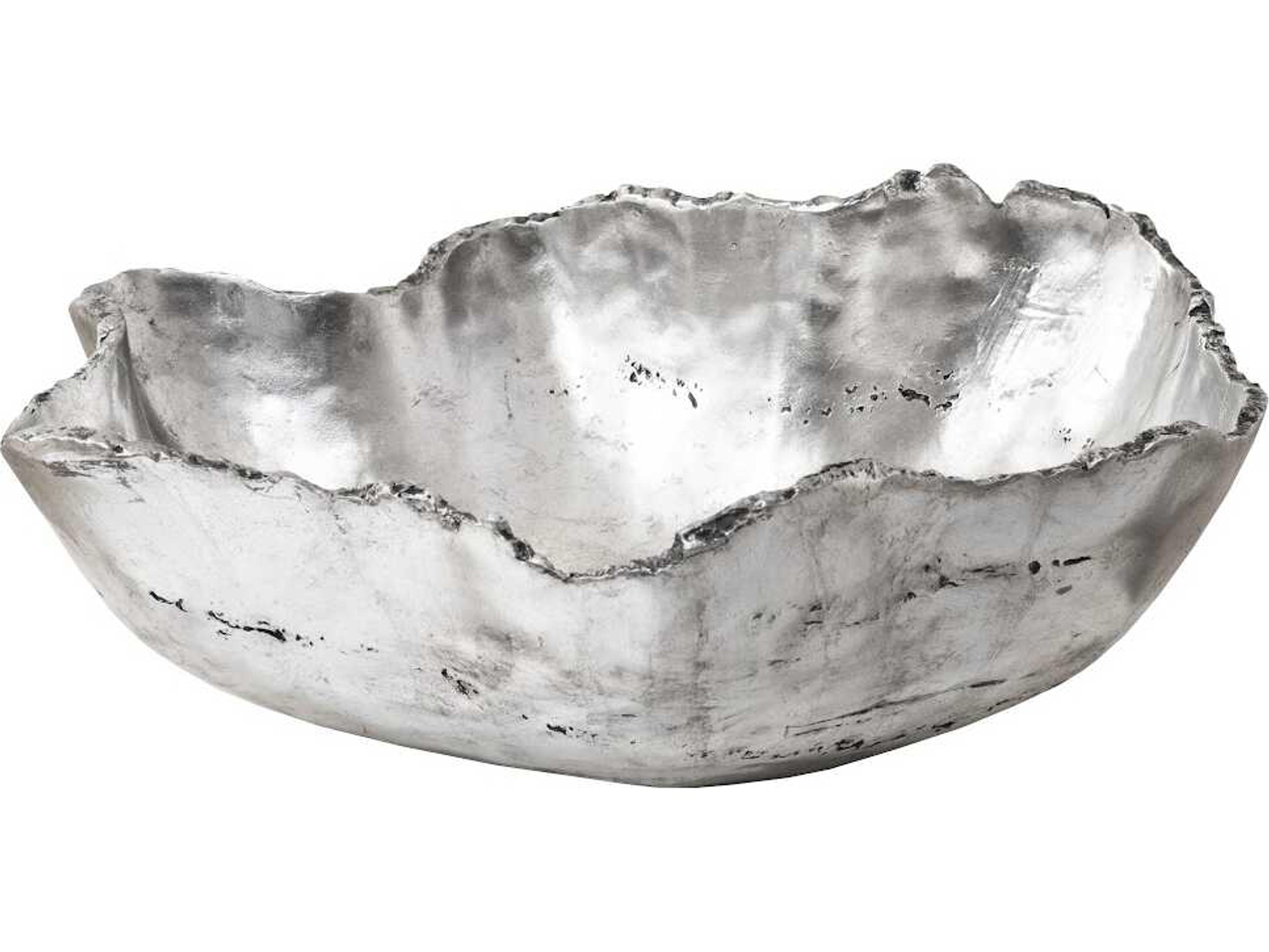 Silver Leaf Decorative Plate