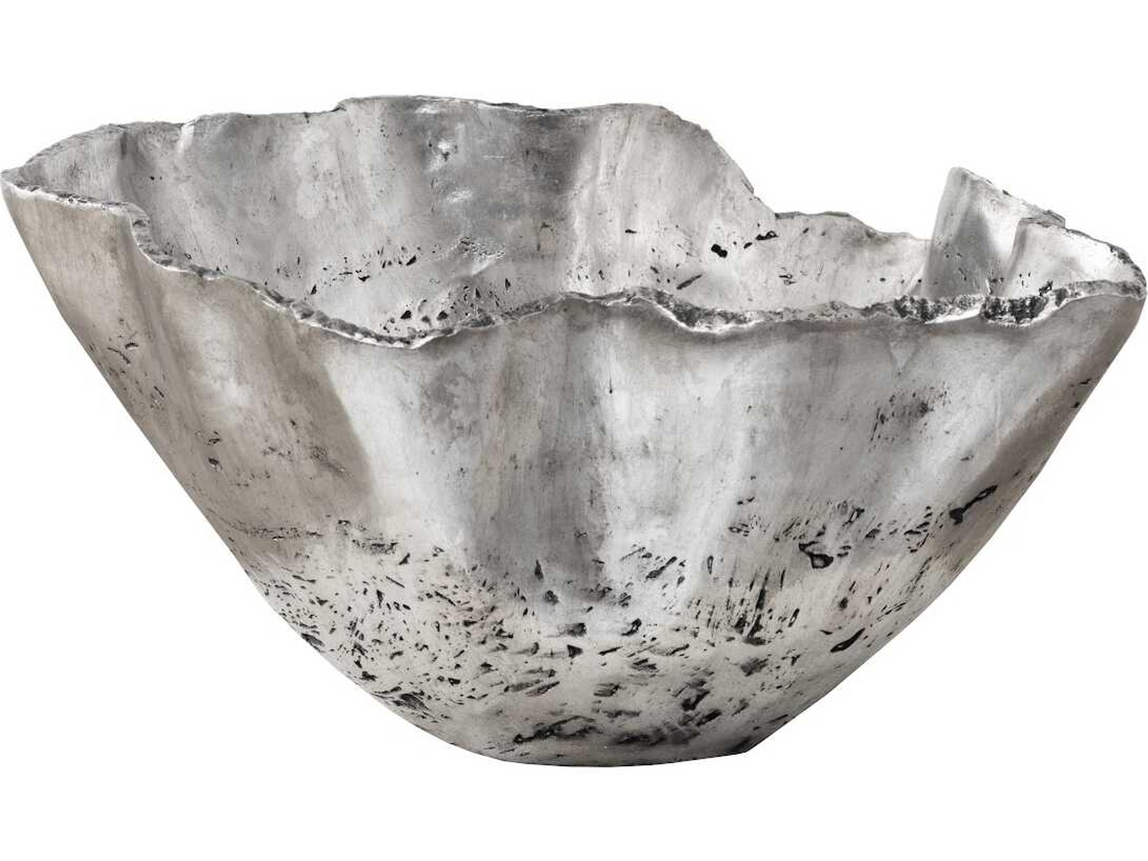 Phillips Collection Silver Leaf Decorative Plate