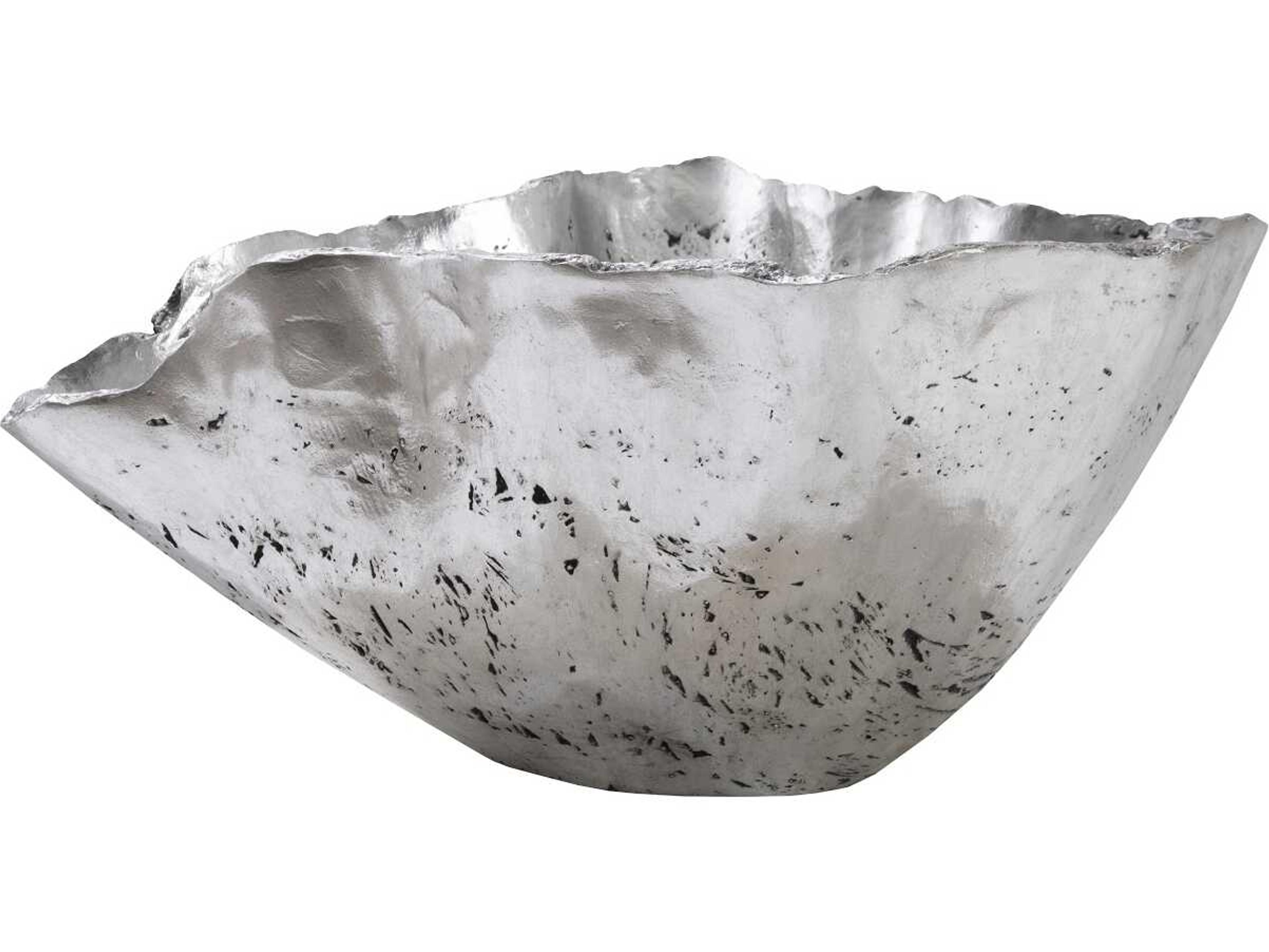 Phillips Collection Silver Leaf Decorative Plate