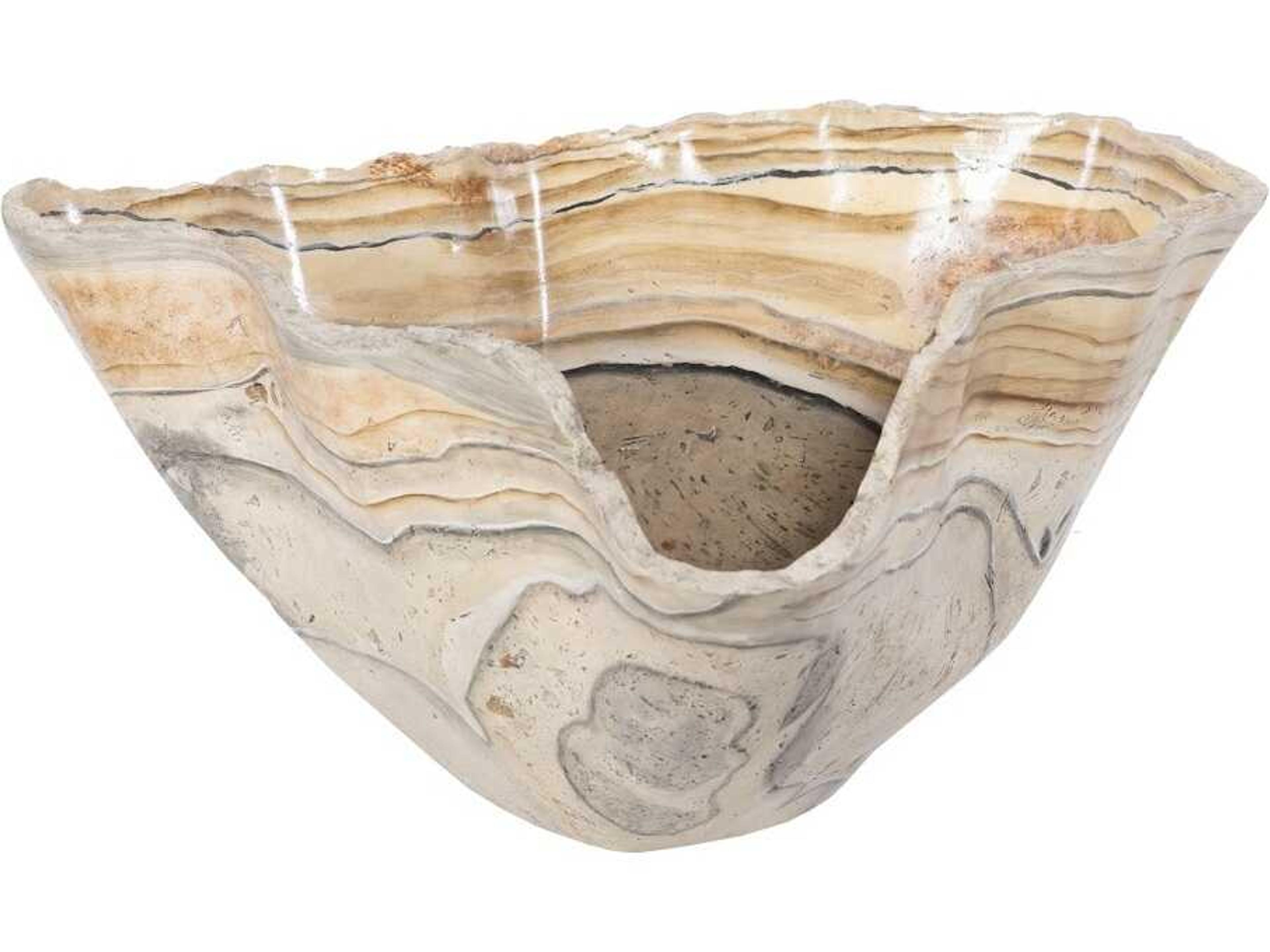 Cast Onyx Large Decorative Bowl
