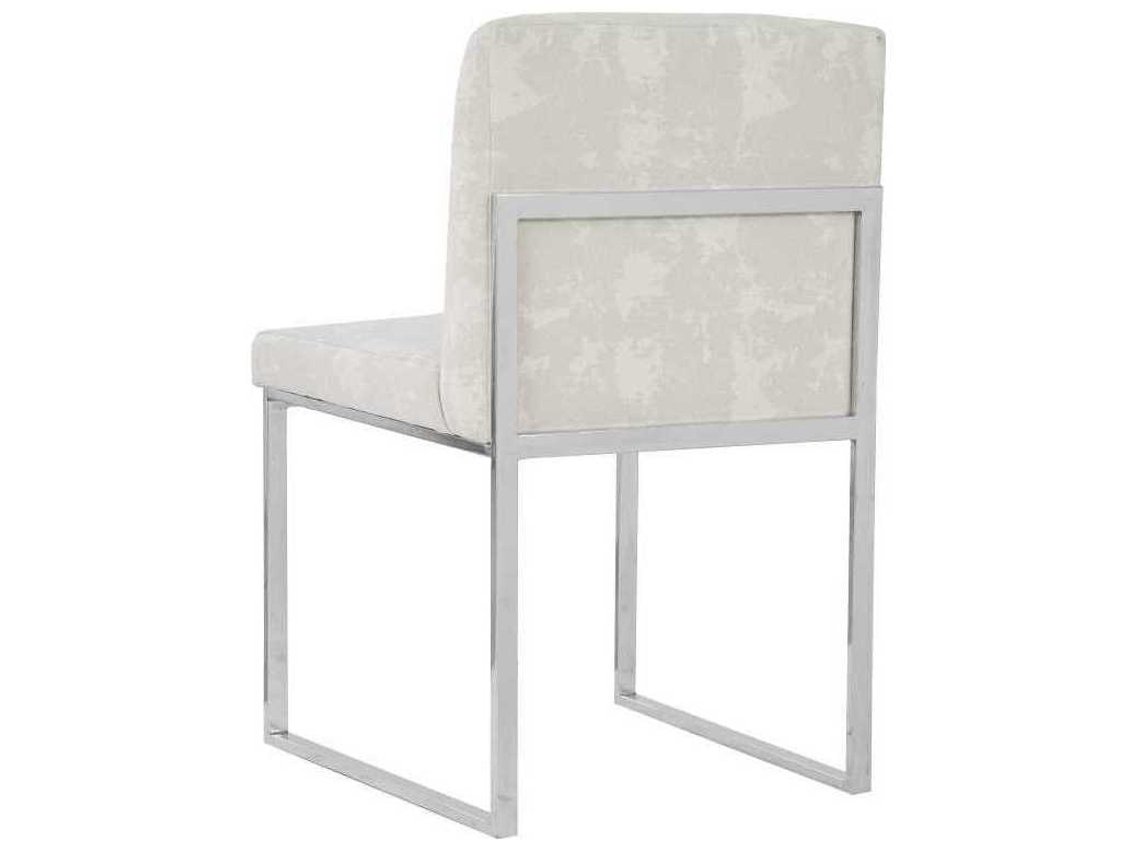 Phillips Collection Beige Upholstered Side Dining Chair