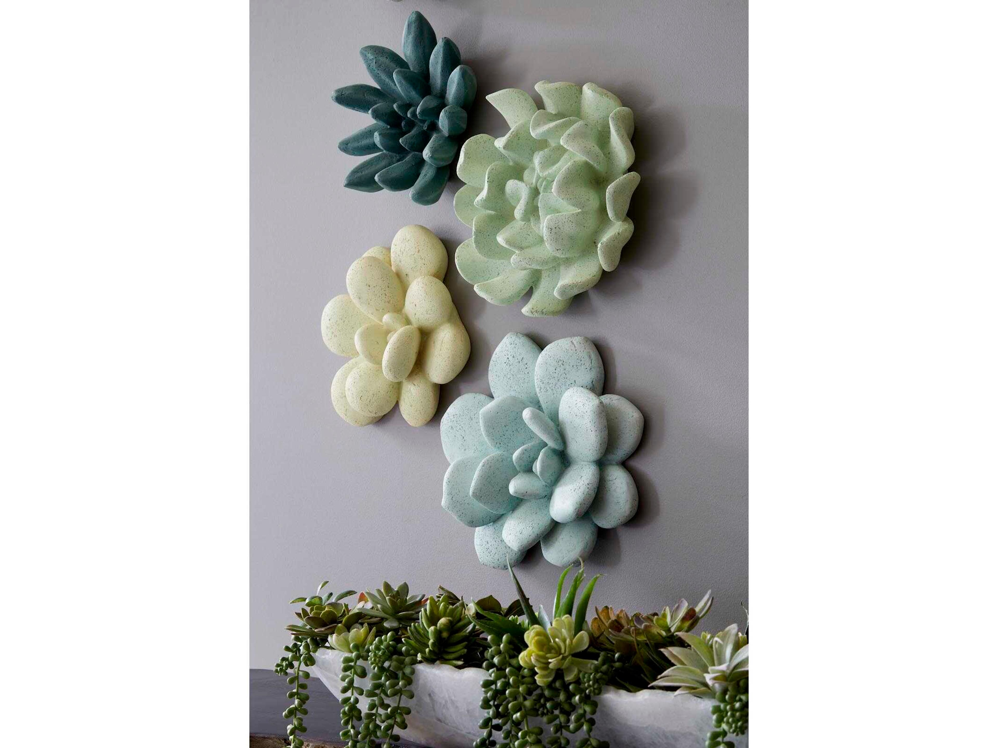 Phillips Collection Laui Succulent Sage 3D Wall Art