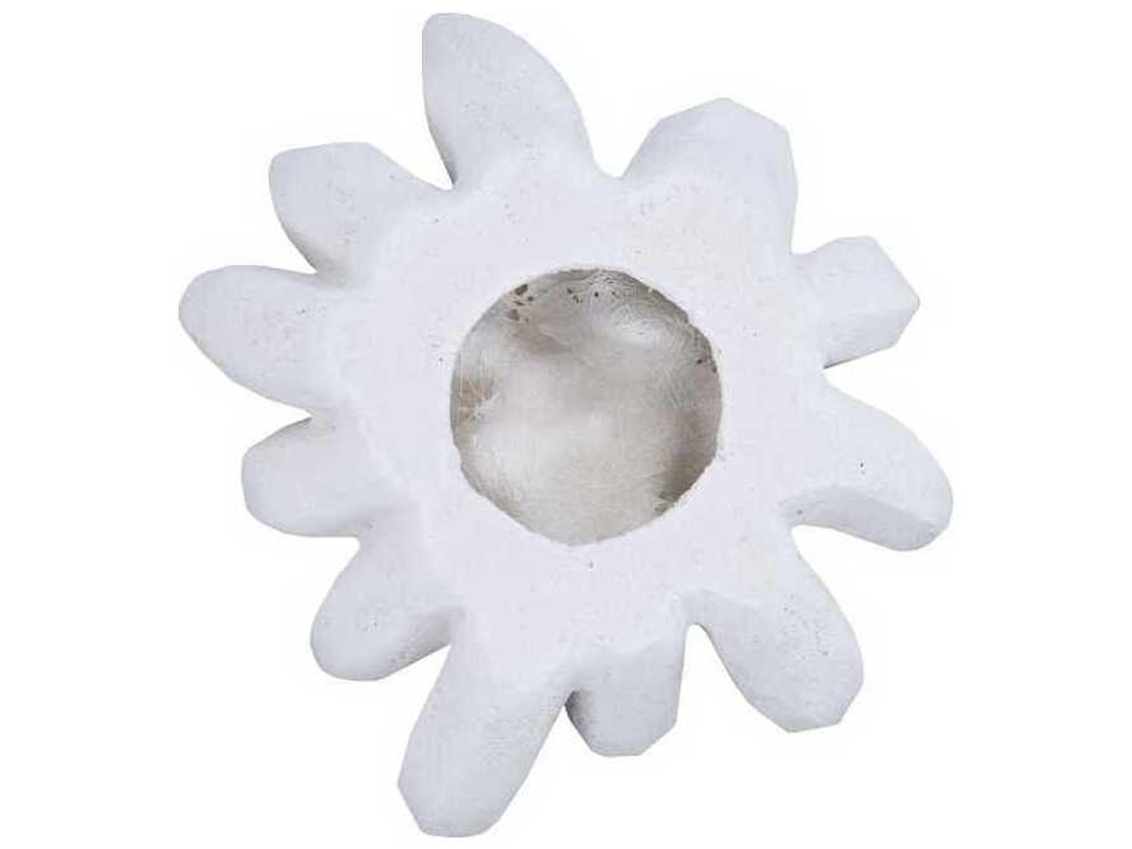 Phillips Collection Compactum Succulent White Stone 3D Wall Art