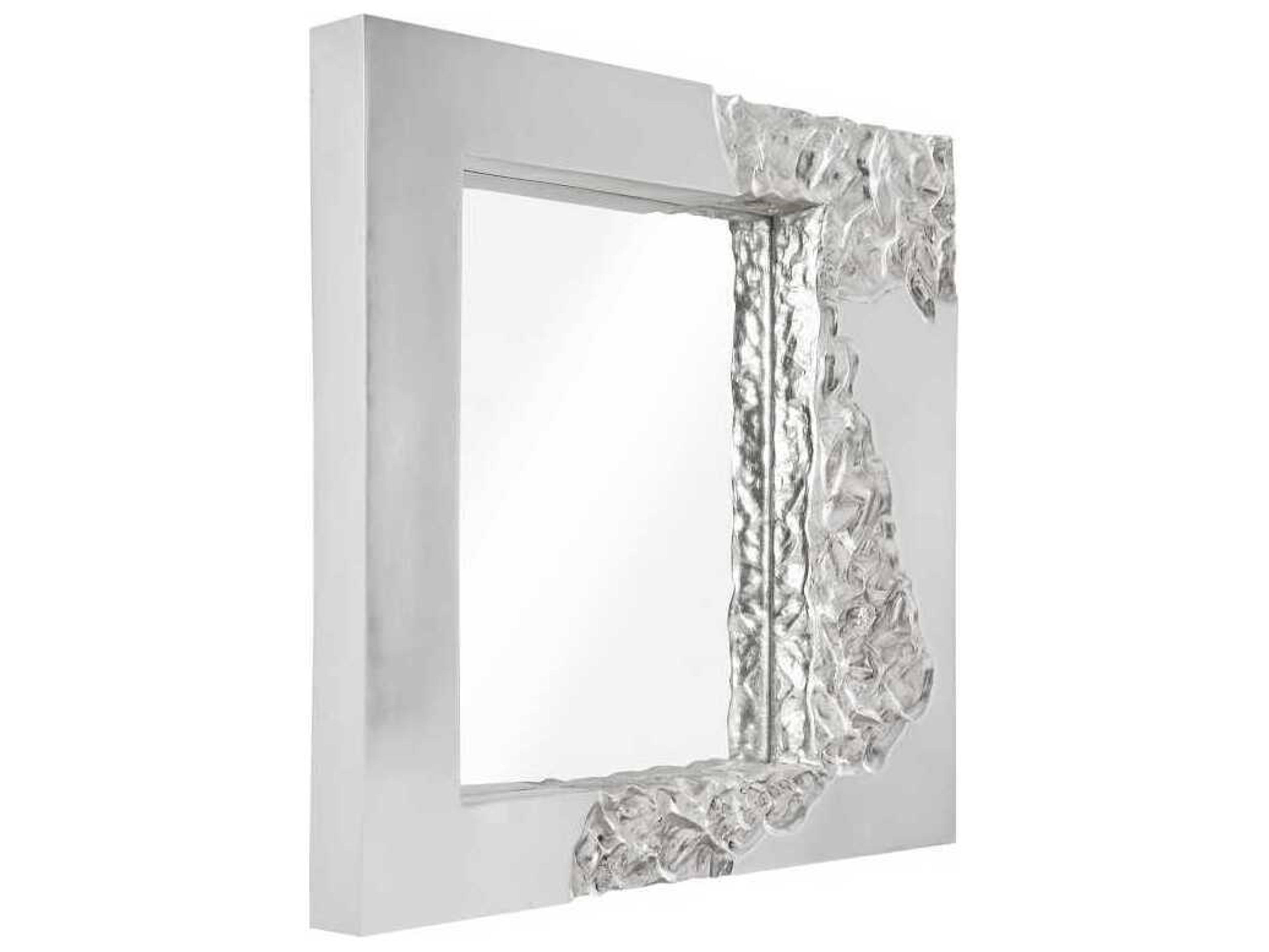 Phillips Collection Silver Leaf Square Wall Mirror