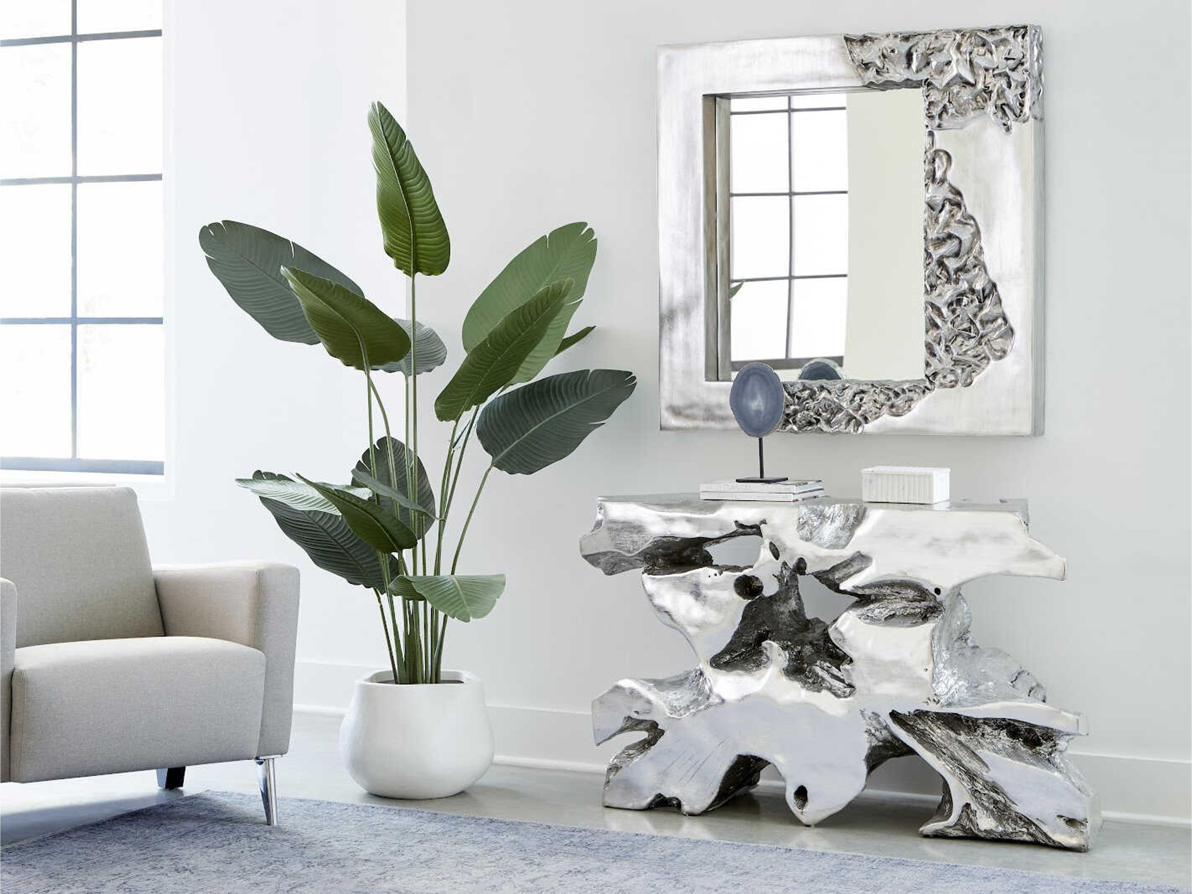 Phillips Collection Silver Leaf Square Wall Mirror