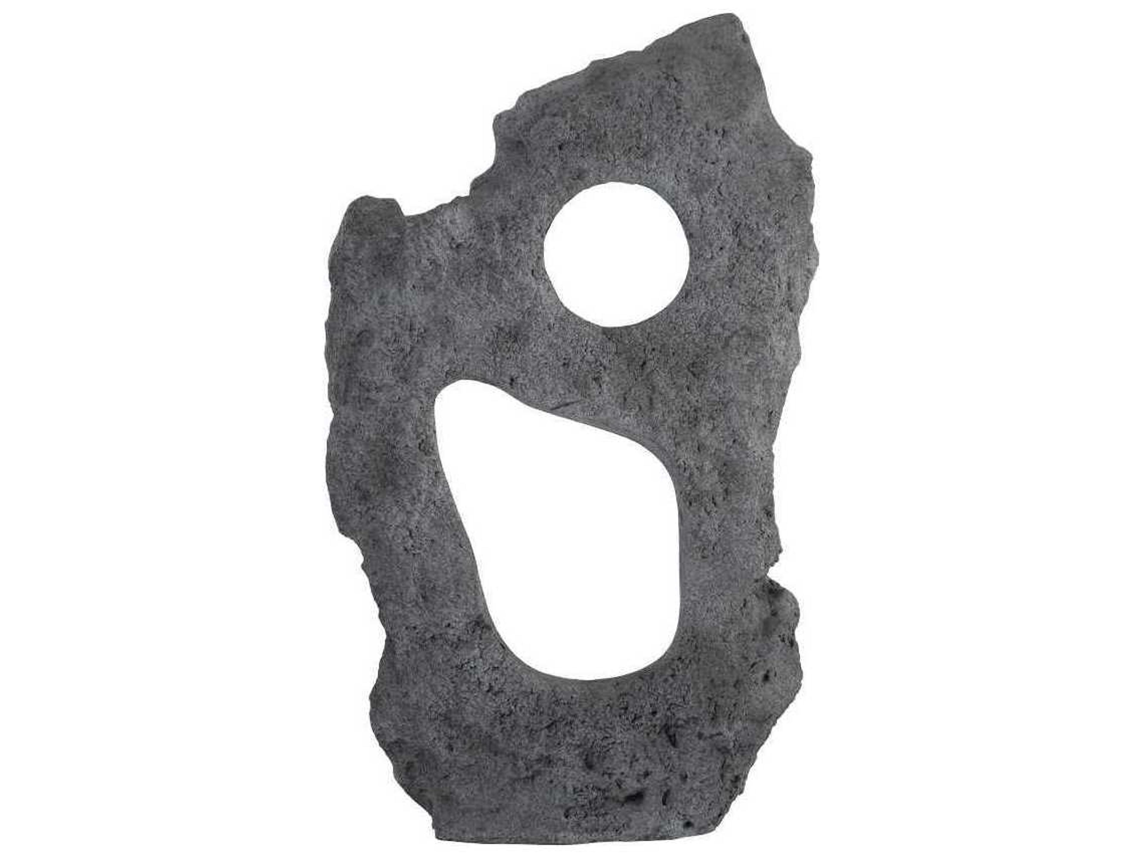 Luxecor Charcoal Stone Sculpture
