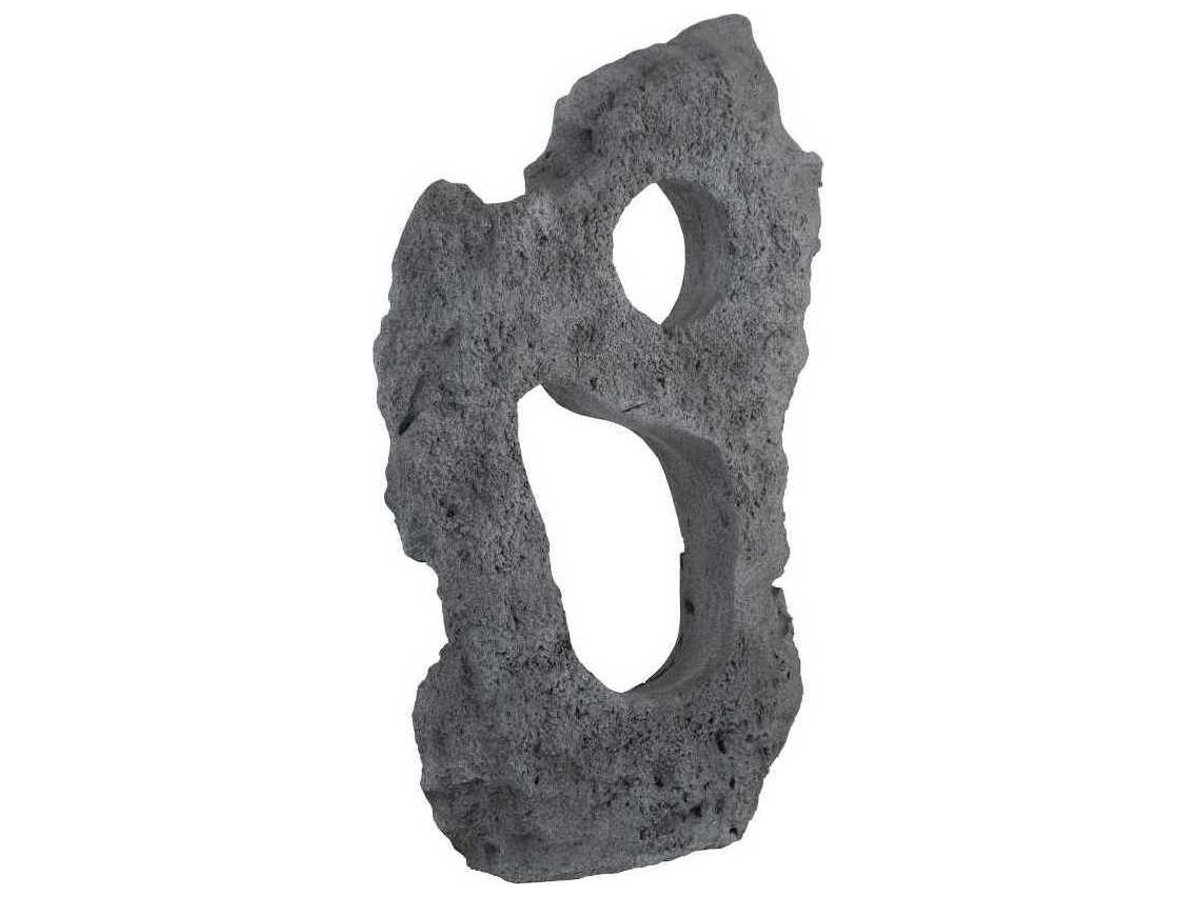 Luxecor Charcoal Stone Sculpture