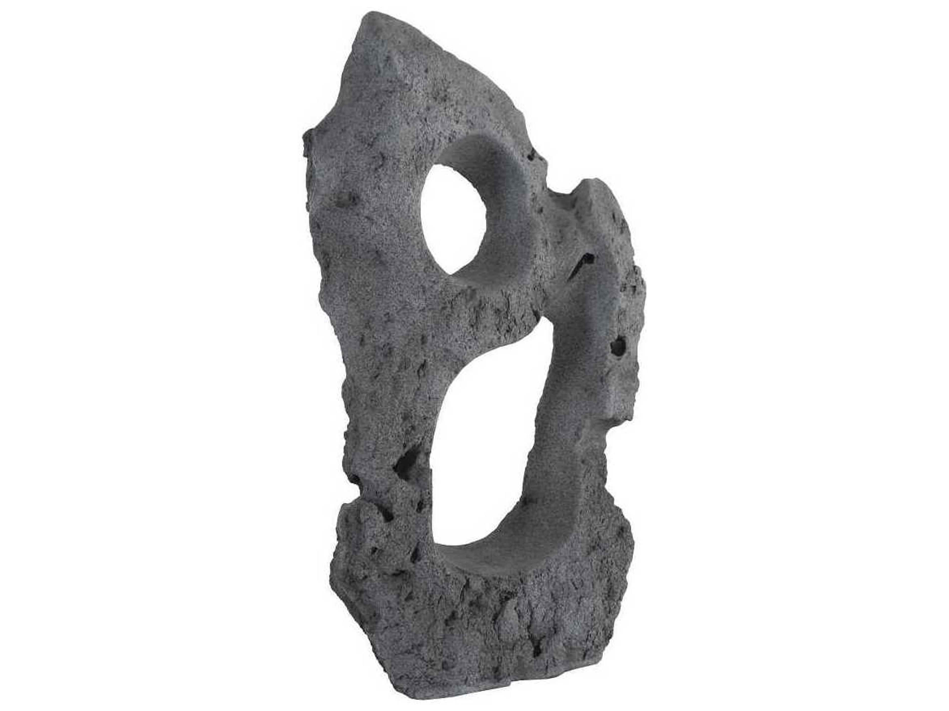 Luxecor Charcoal Stone Sculpture