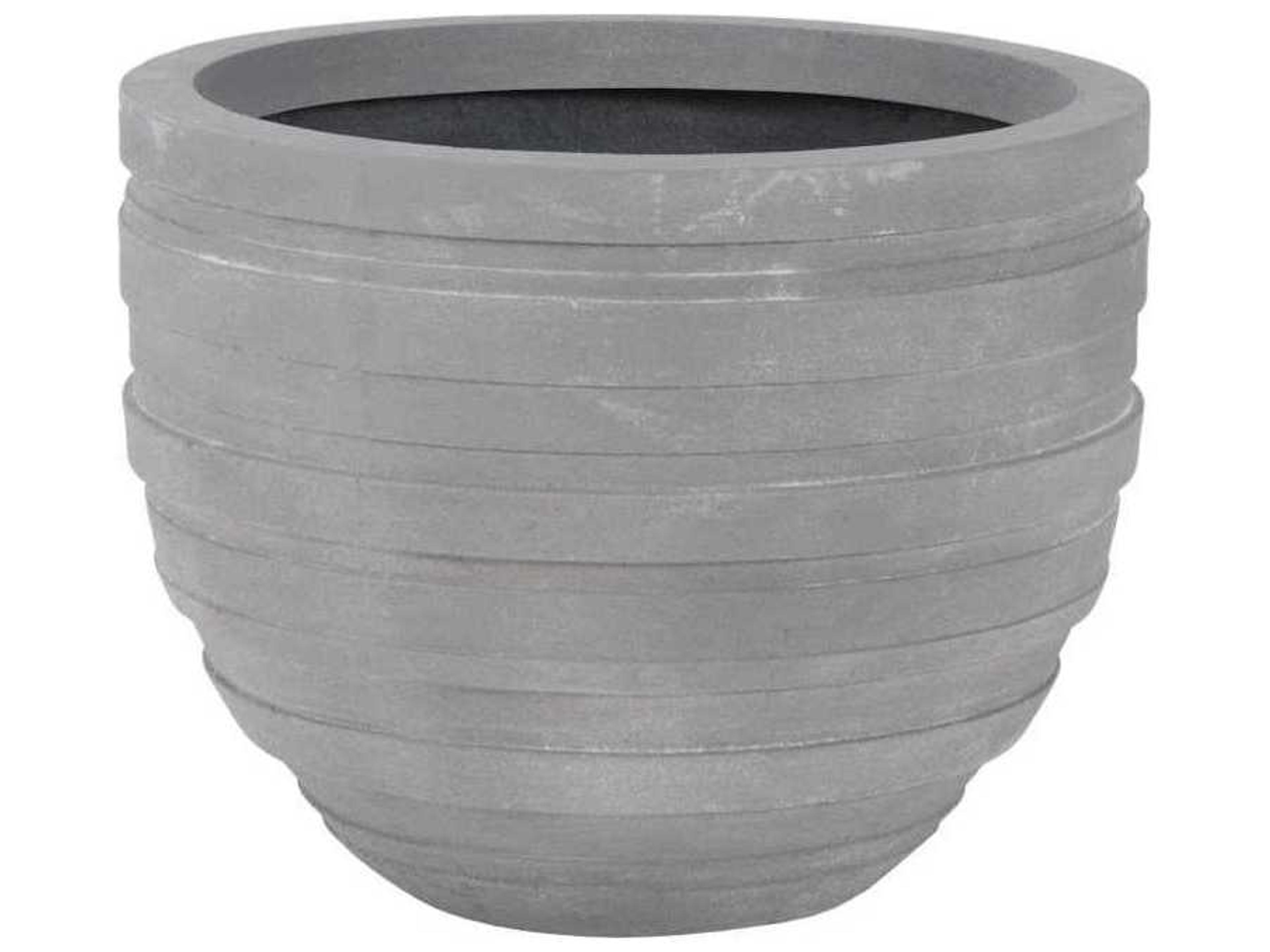 June Raw Gray 22" Plant Stand