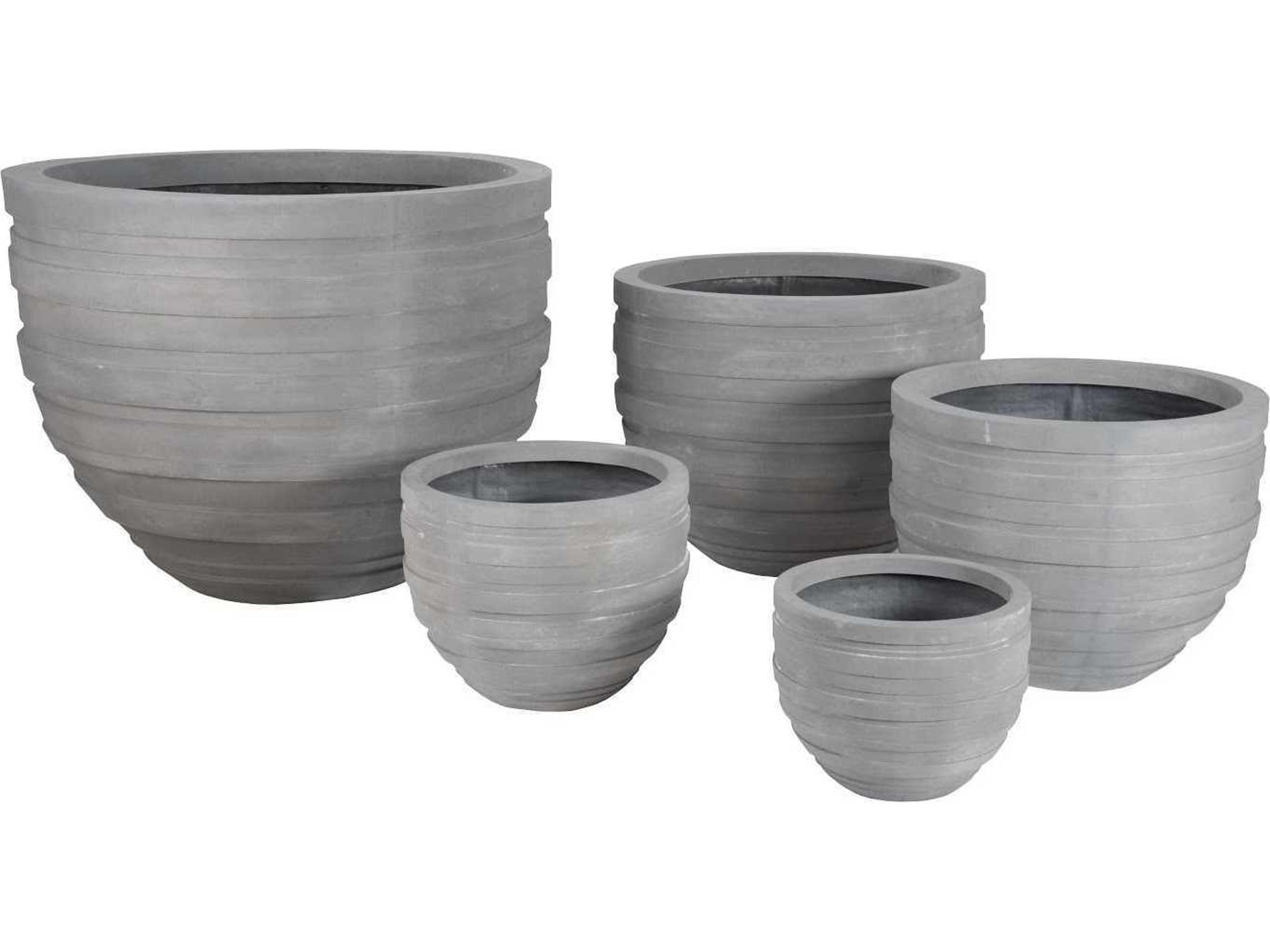 Phillips Collection June Raw Gray 43" Plant Stand