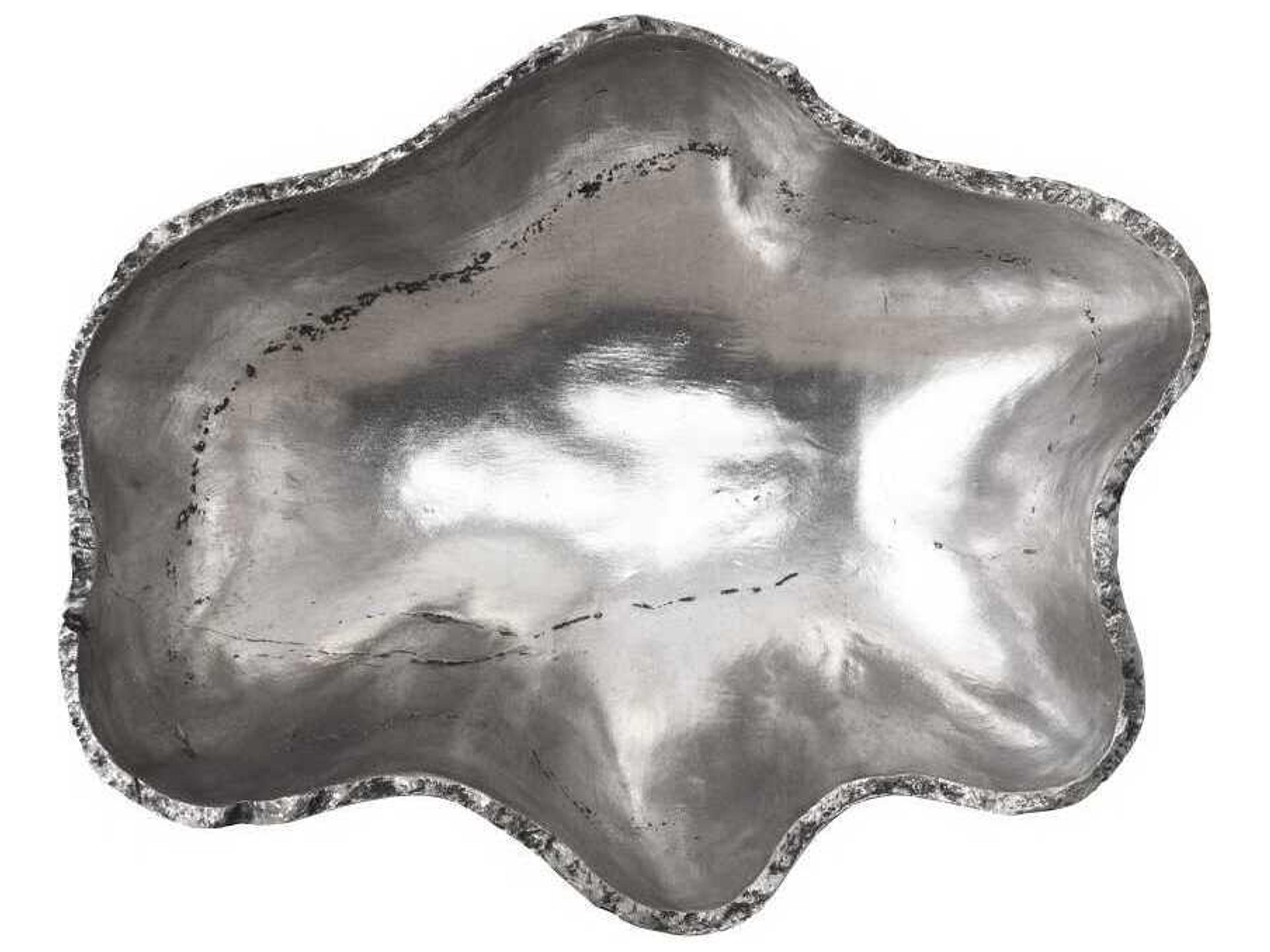 Cast Onyx Wall Bowl Silver 3D Wall Art