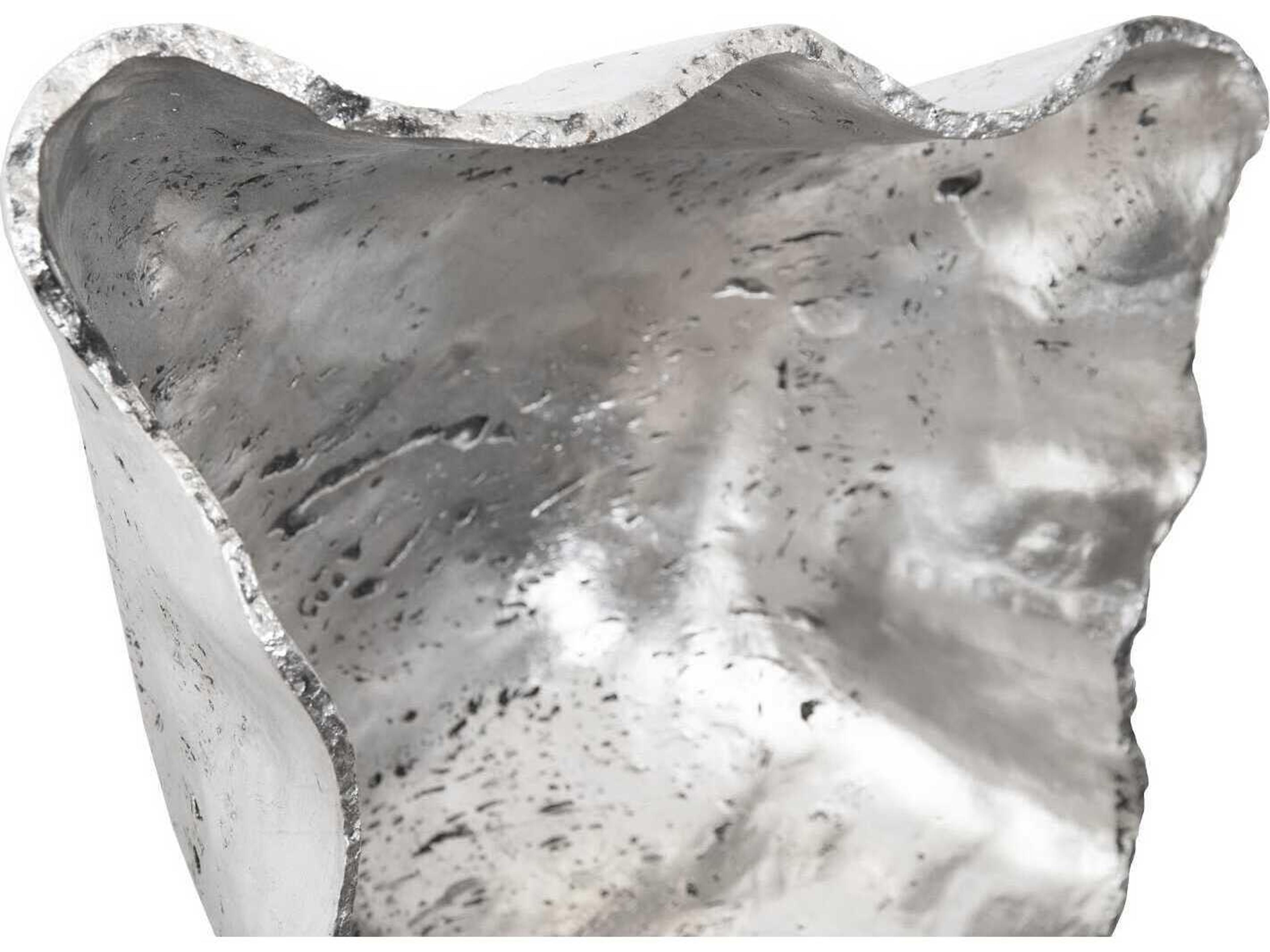 Phillips Collection Cast Onyx Wall Bowl Silver 3D Wall Art