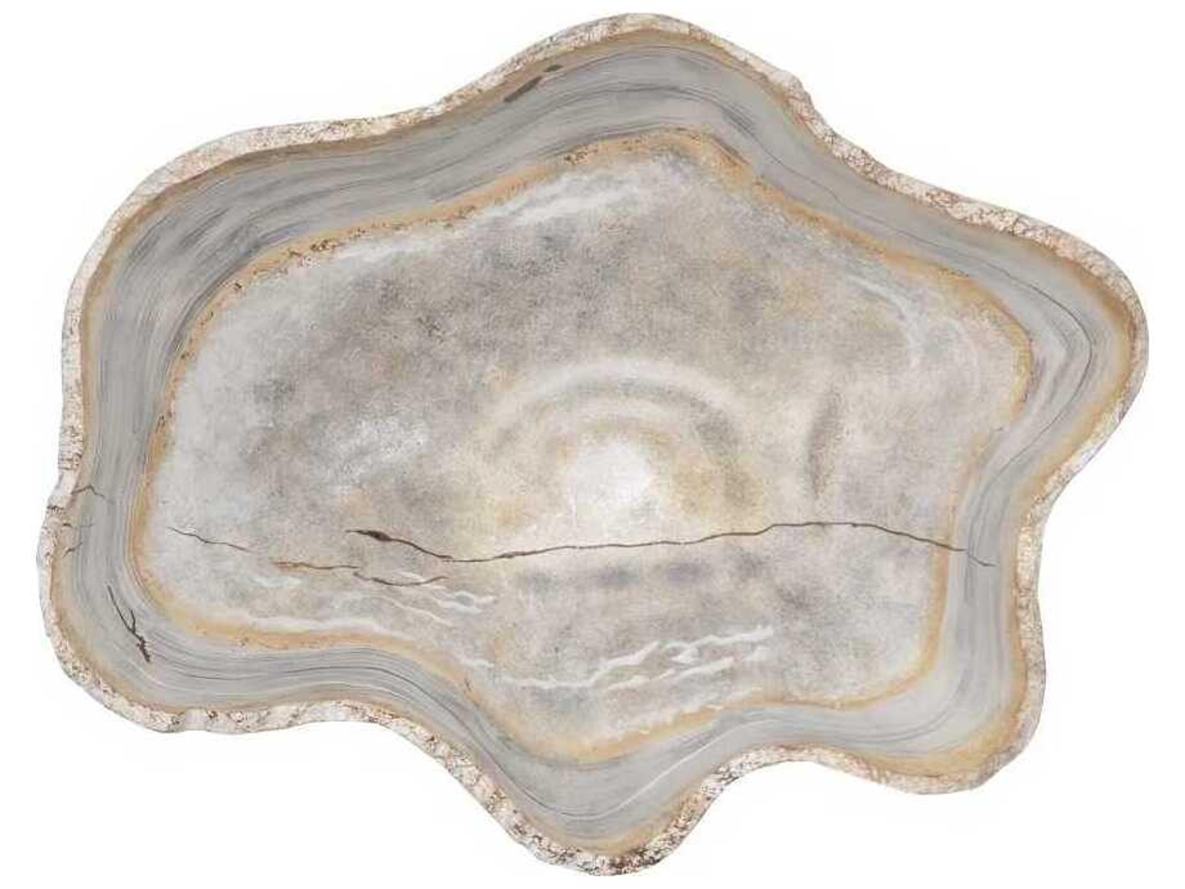 Phillips Collection Cast Onyx Wall Bowl Faux Finish 3D Wall Art