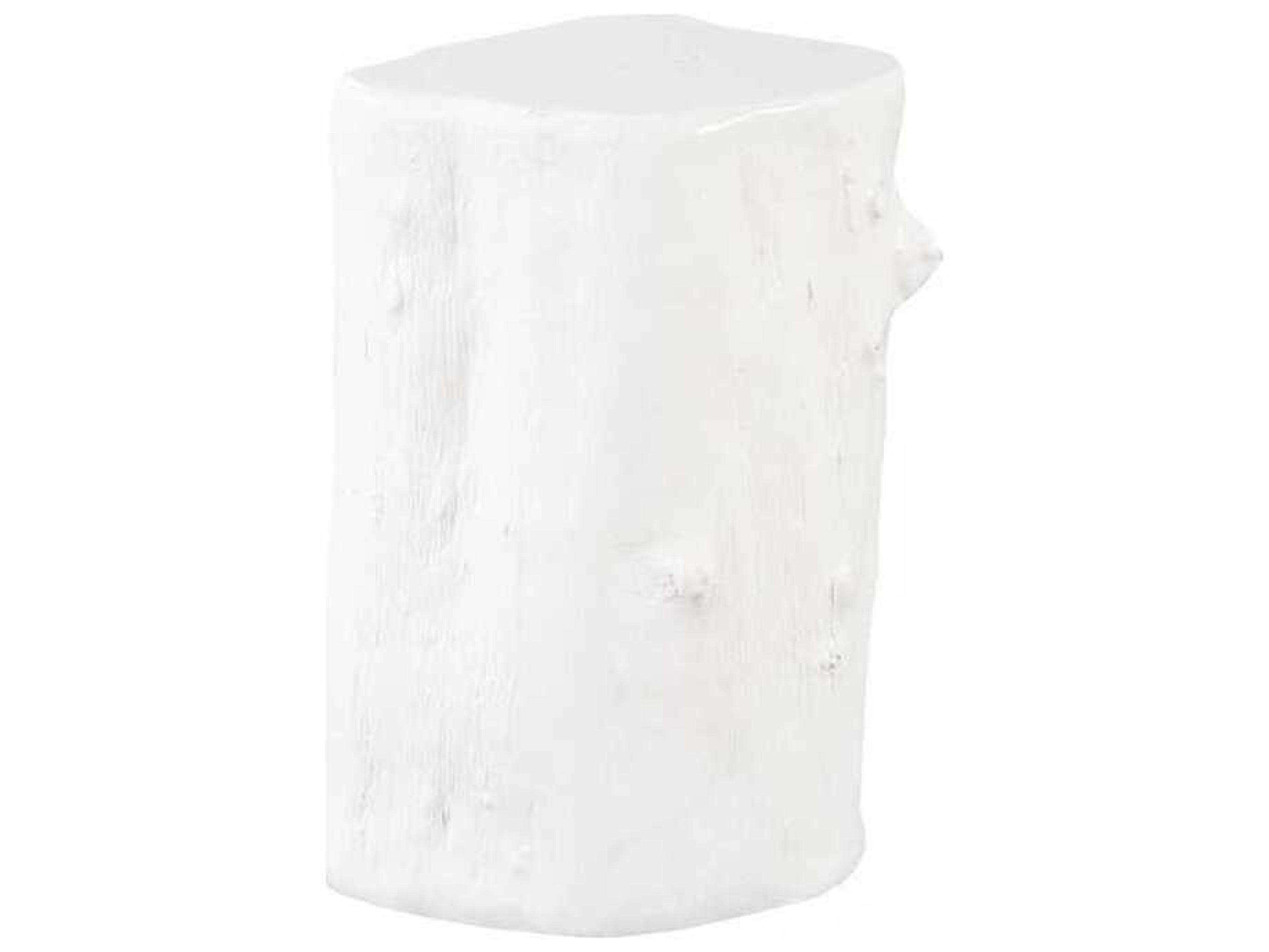 Phillips Collection White Accent Stool