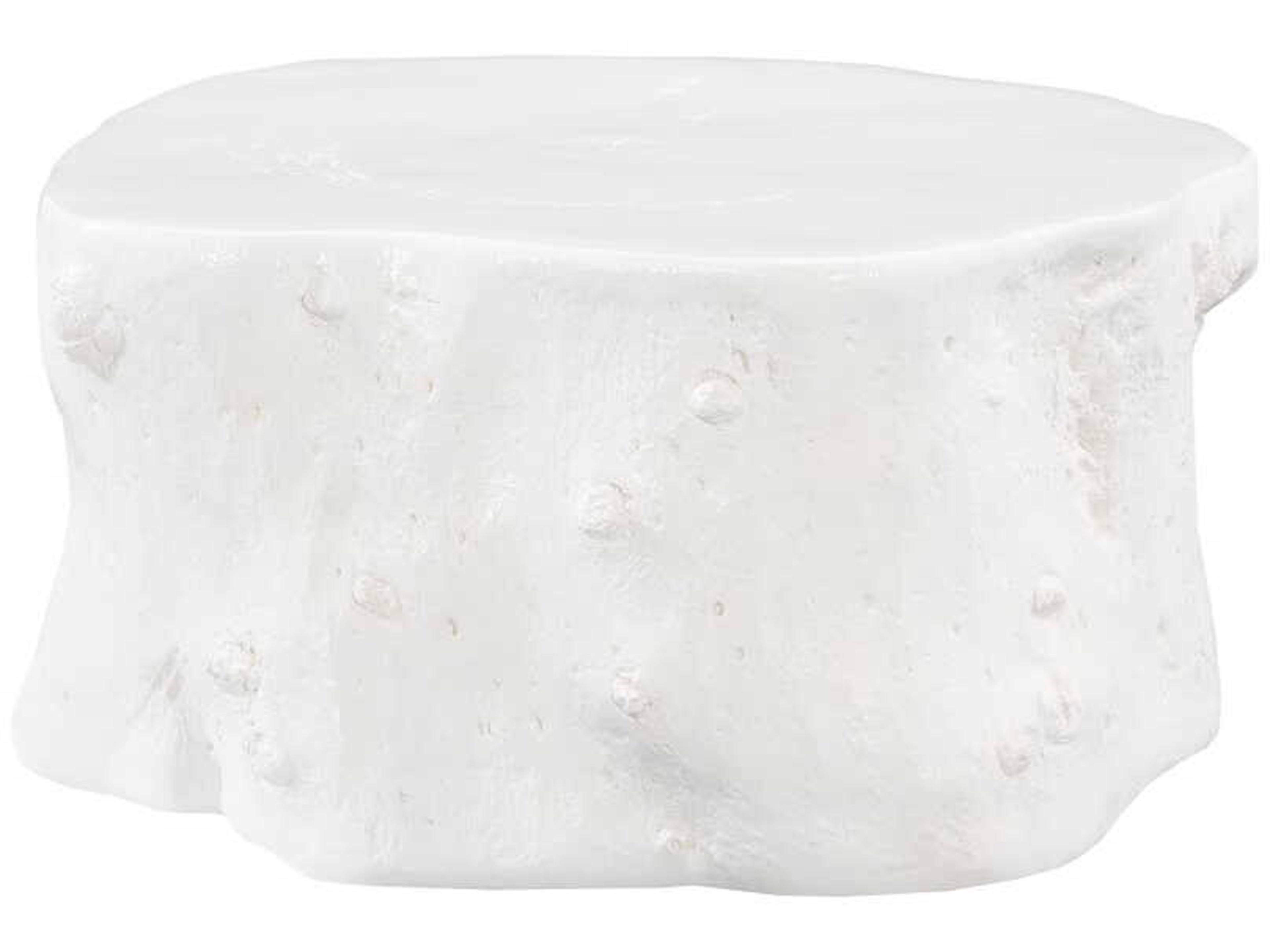 Phillips Collection Resin White Coffee Table