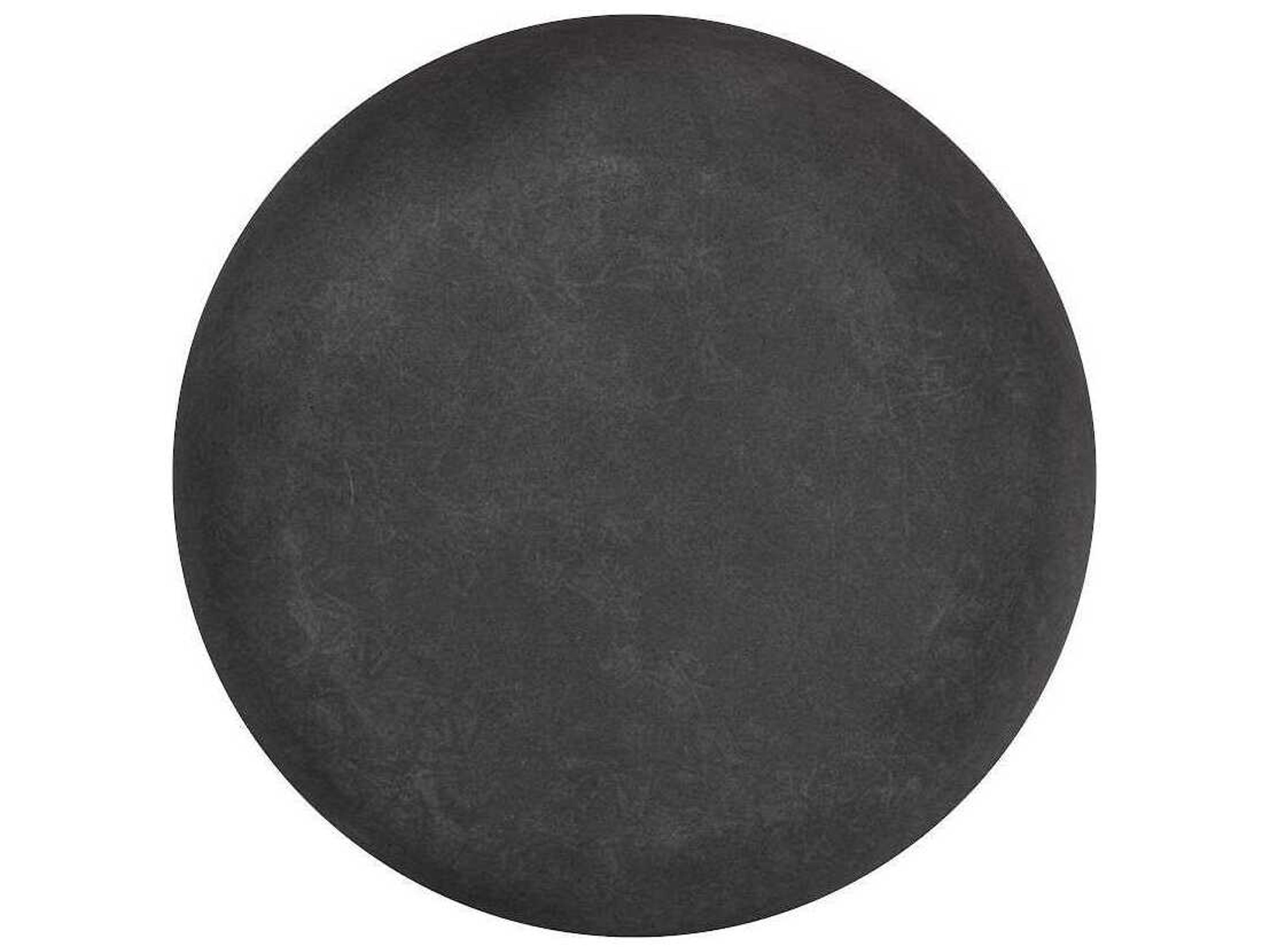 Phillips Collection River Round Resin Charcoal Stone Gray End Table