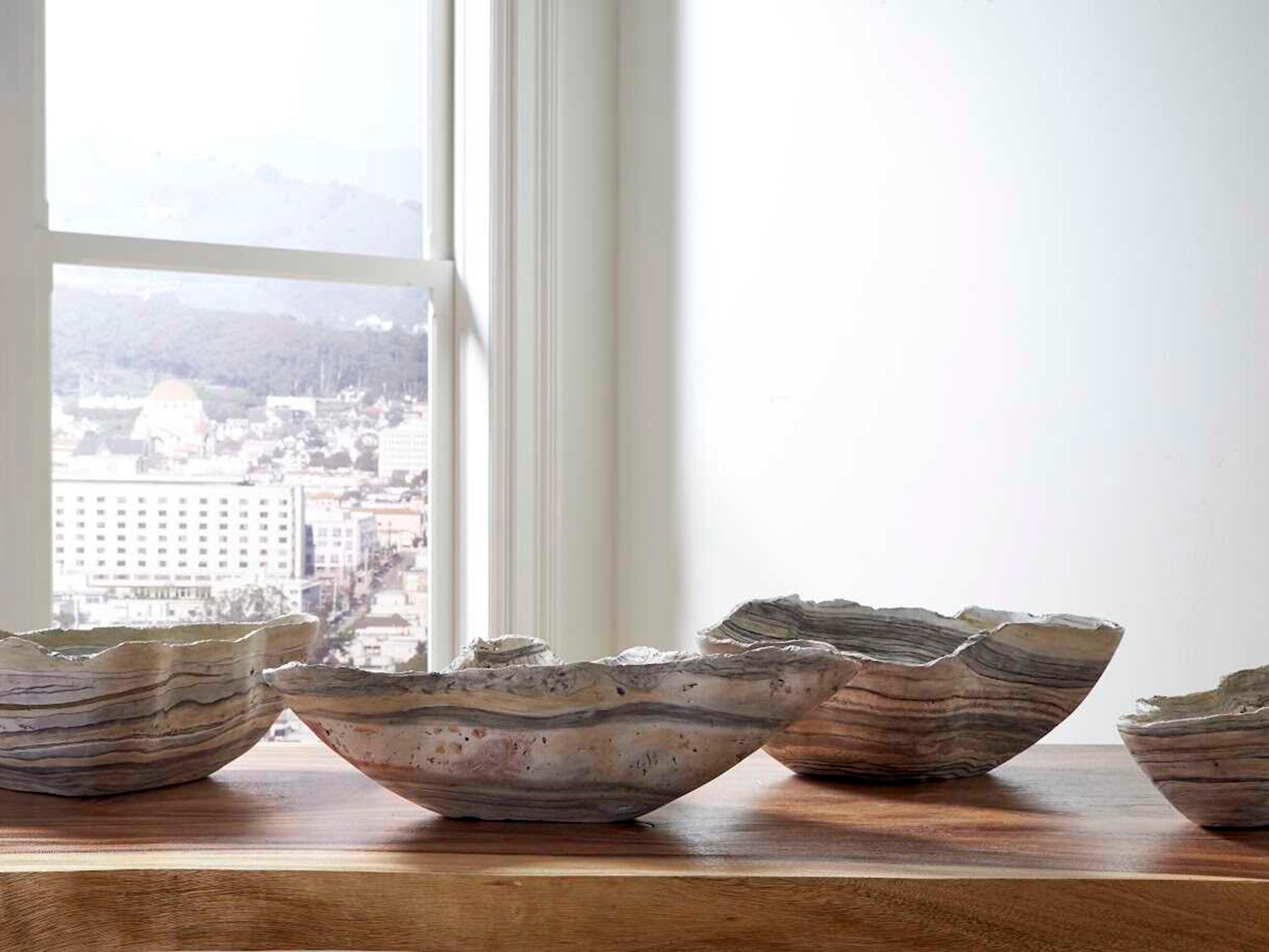 Phillips Collection Cast Naturals Gray Onyx Bowl