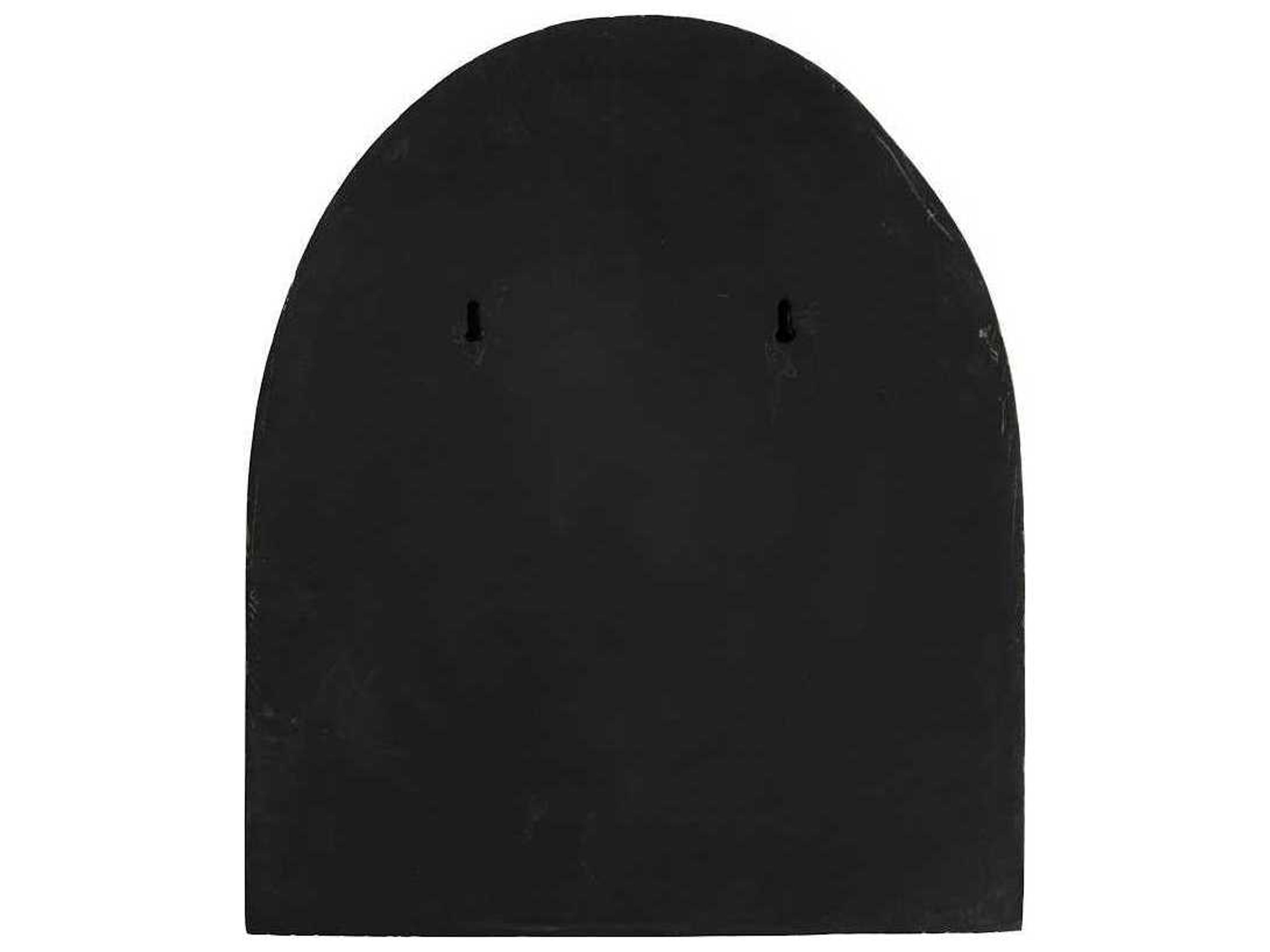 Phillips Collection Black and Silver Leaf Kiss Fashion Face Wood Wall Art