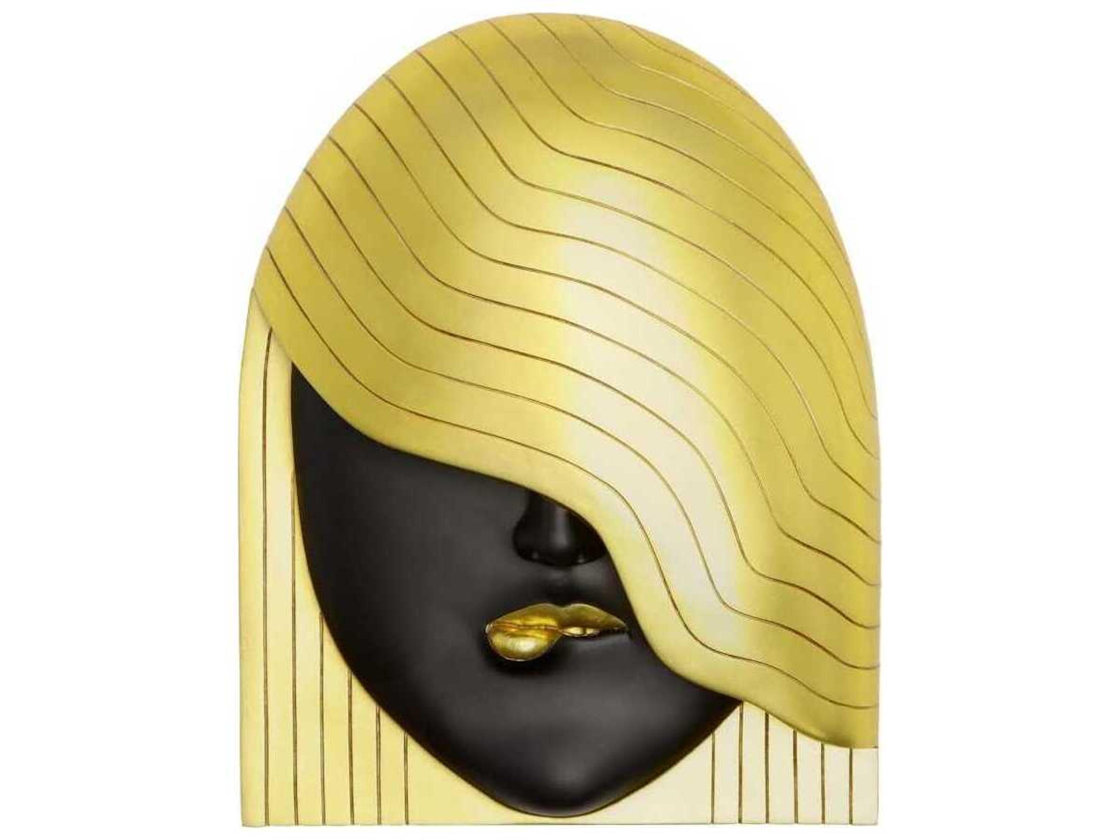 Festive Glitz & Glam Her Left Wave Fashion Faces Wall Art