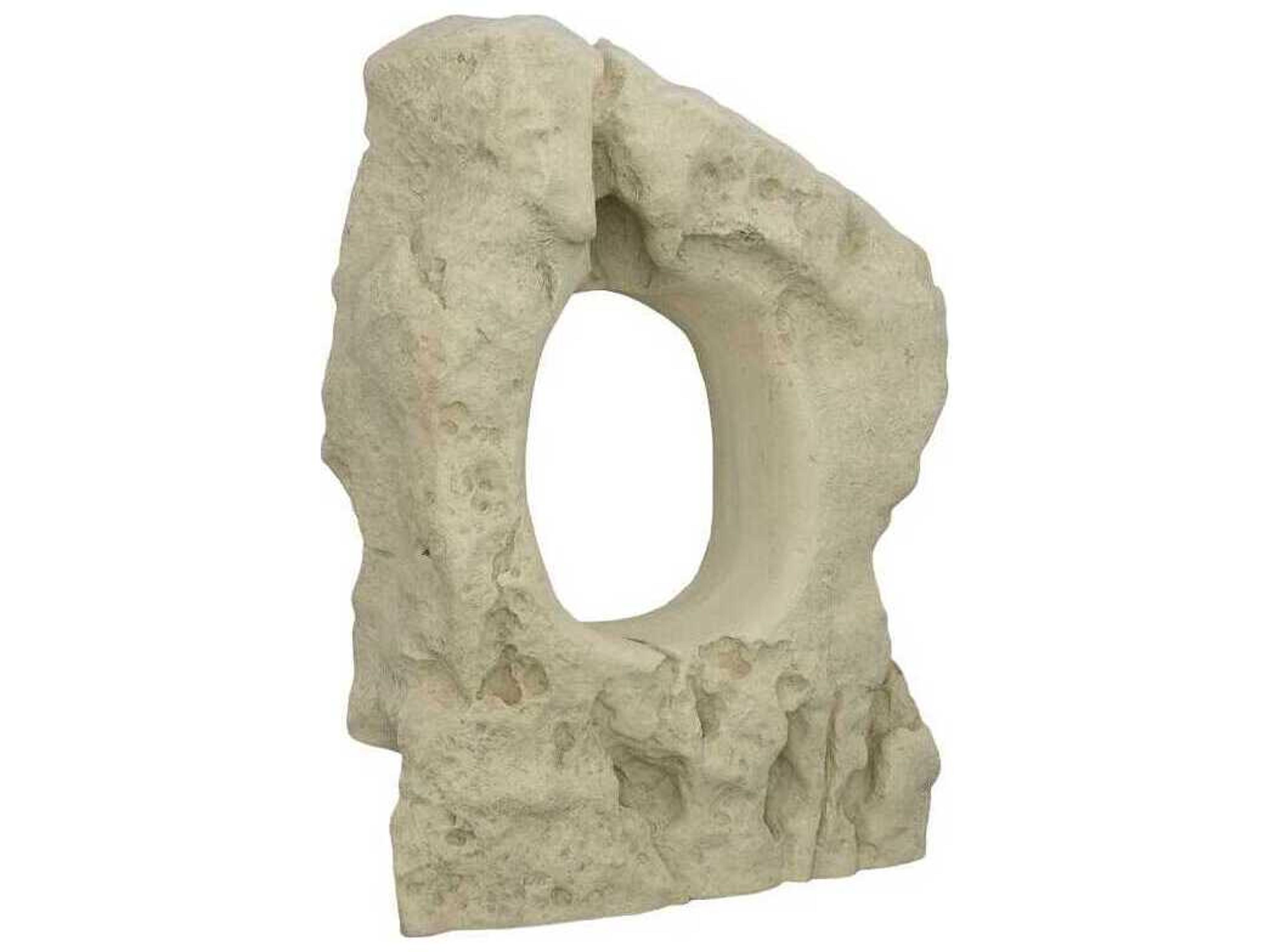Roman Stone Beige Off White Colossal Flow Sculpture